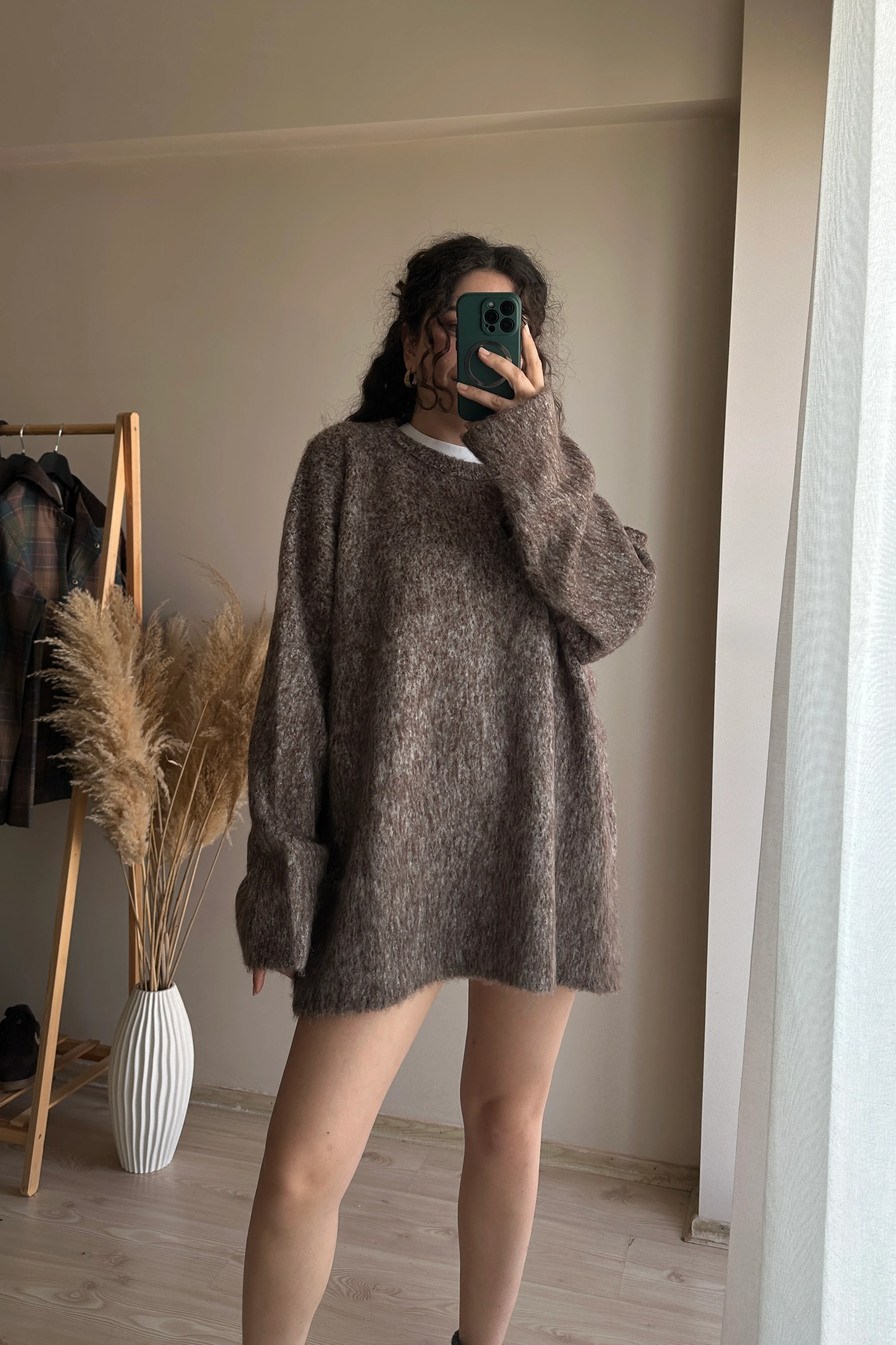 Leya Kırçıllı Oversize Kazak