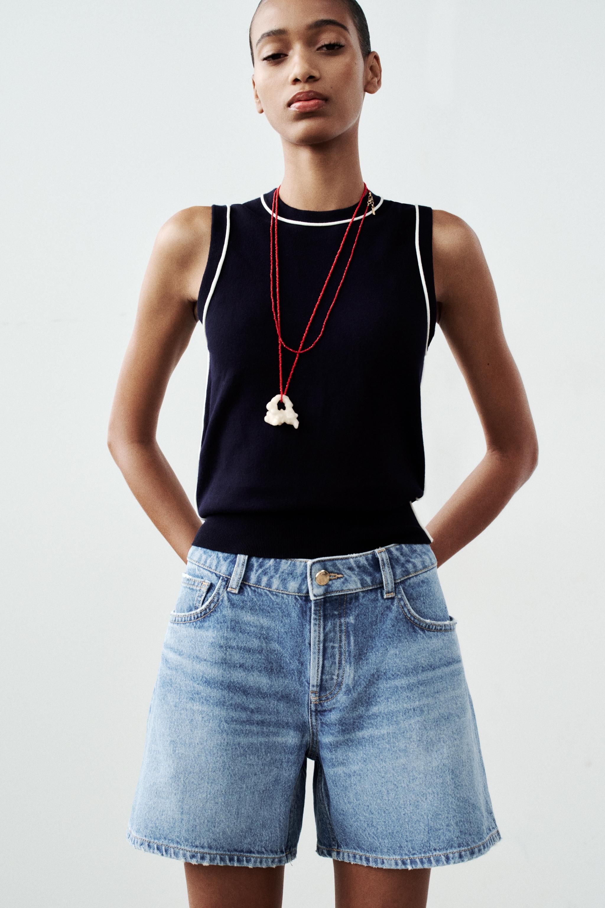 ZR Loose Fit Kot Şort