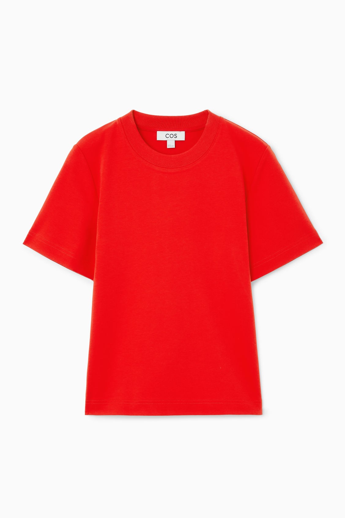 COS Yazlık %100 Pamuk Tshirt - Kırmızı
