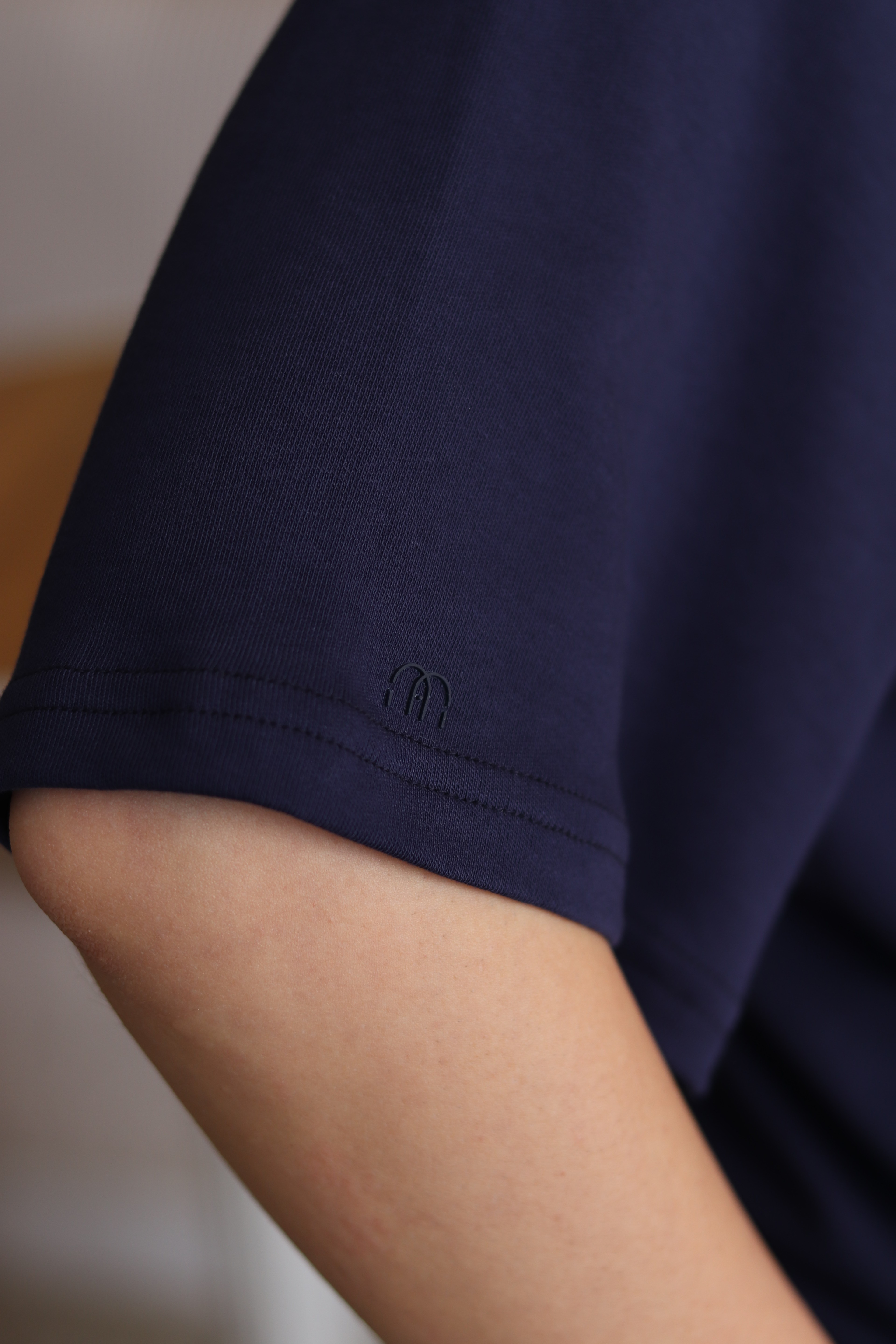 NANIM Oversize Tshirt - %100 Pamuk - Lacivert