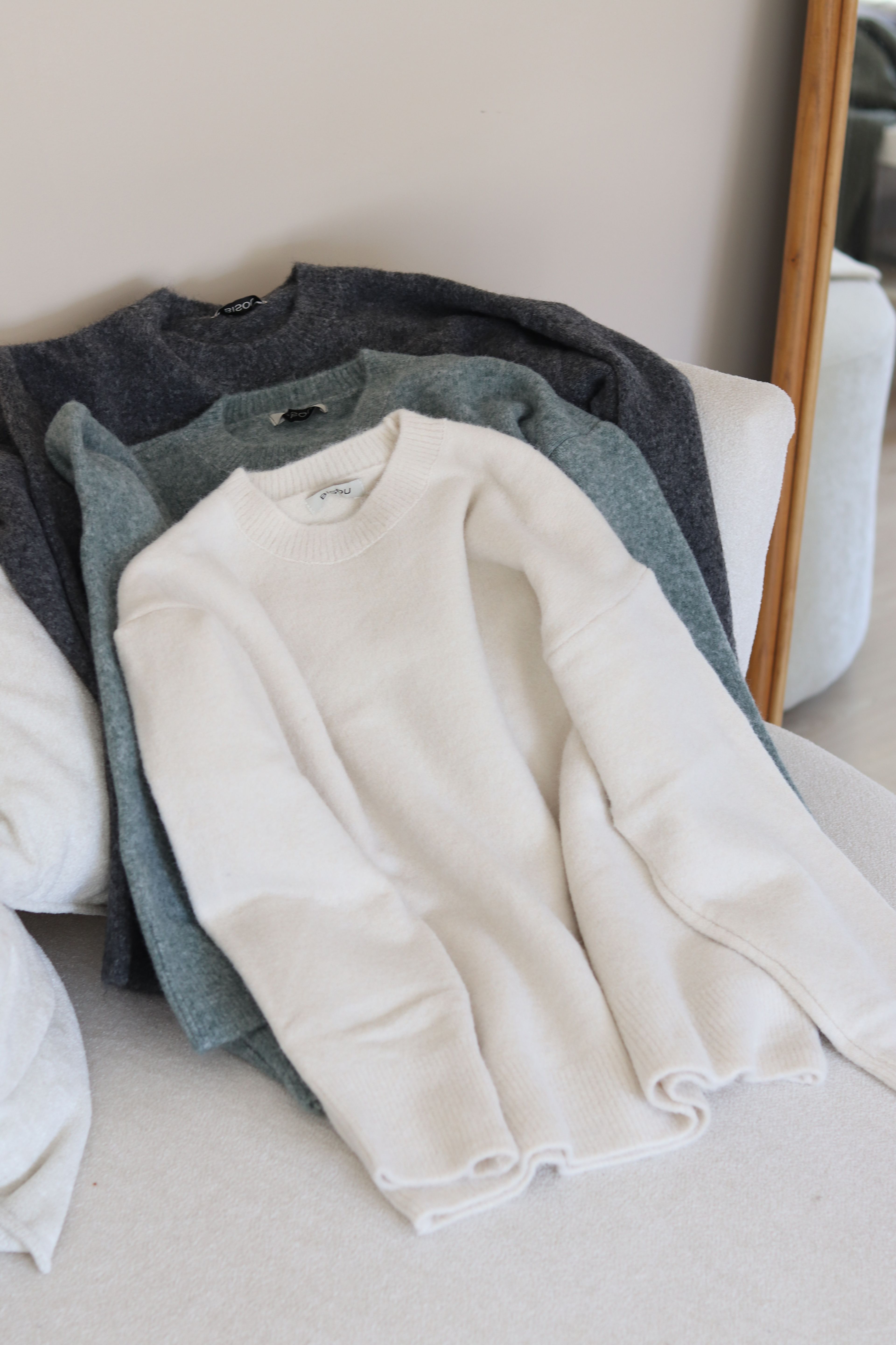 Nova Oversize Yumuşak Dokulu Triko Kazak
