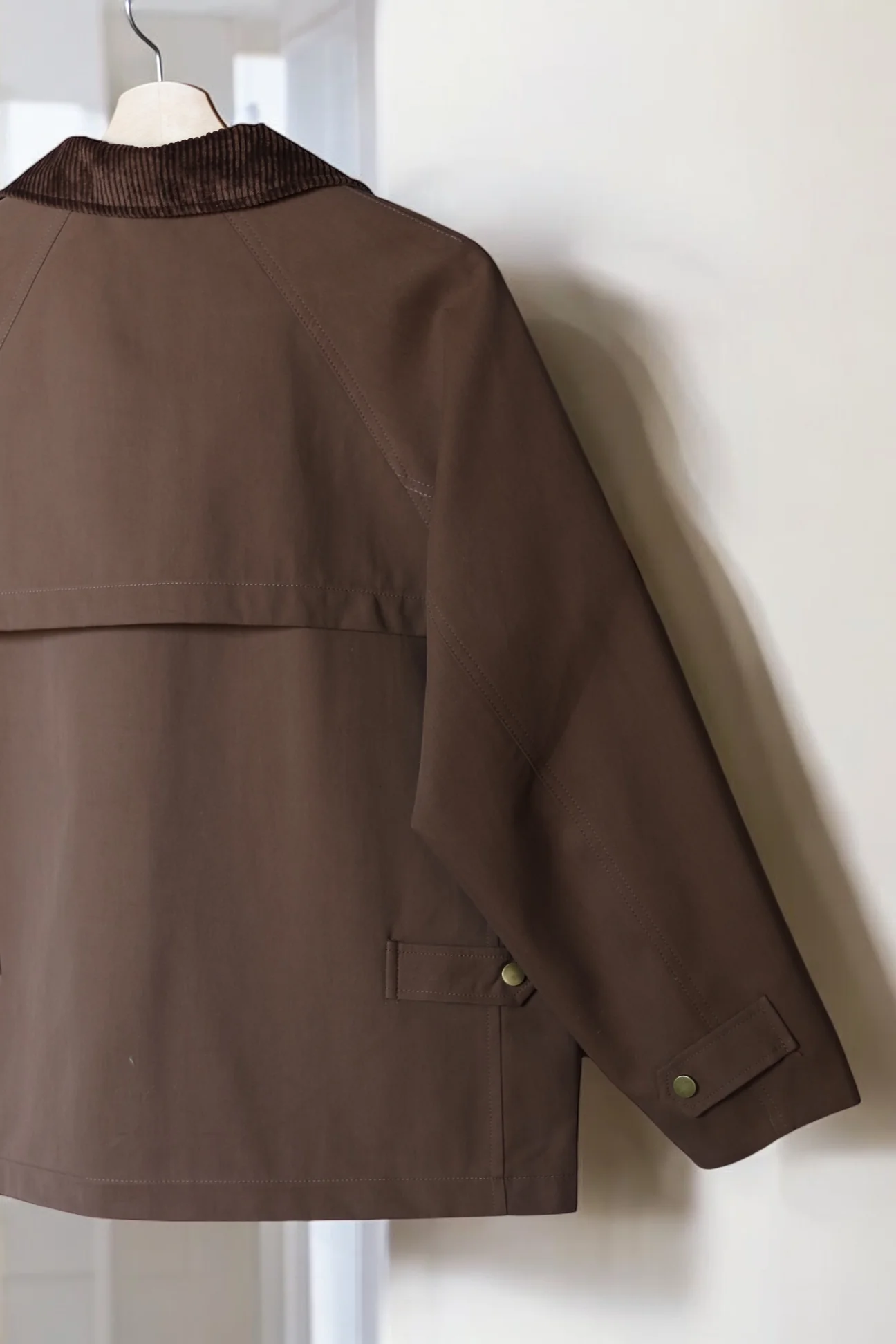 MNG Model Kontrast Yaka Parka - Kahverengi