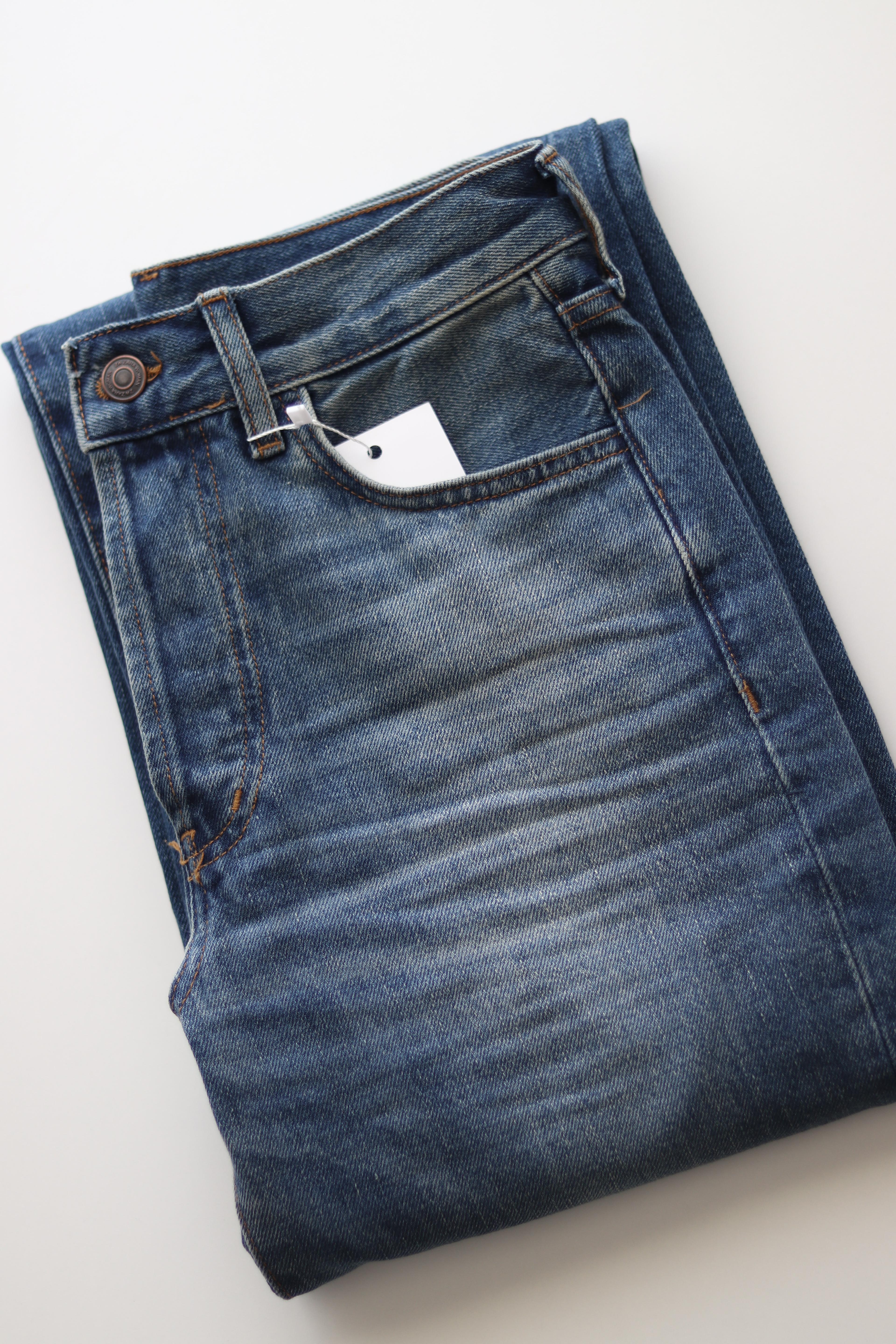 ZR Koyu Mavi Wide Leg Jean