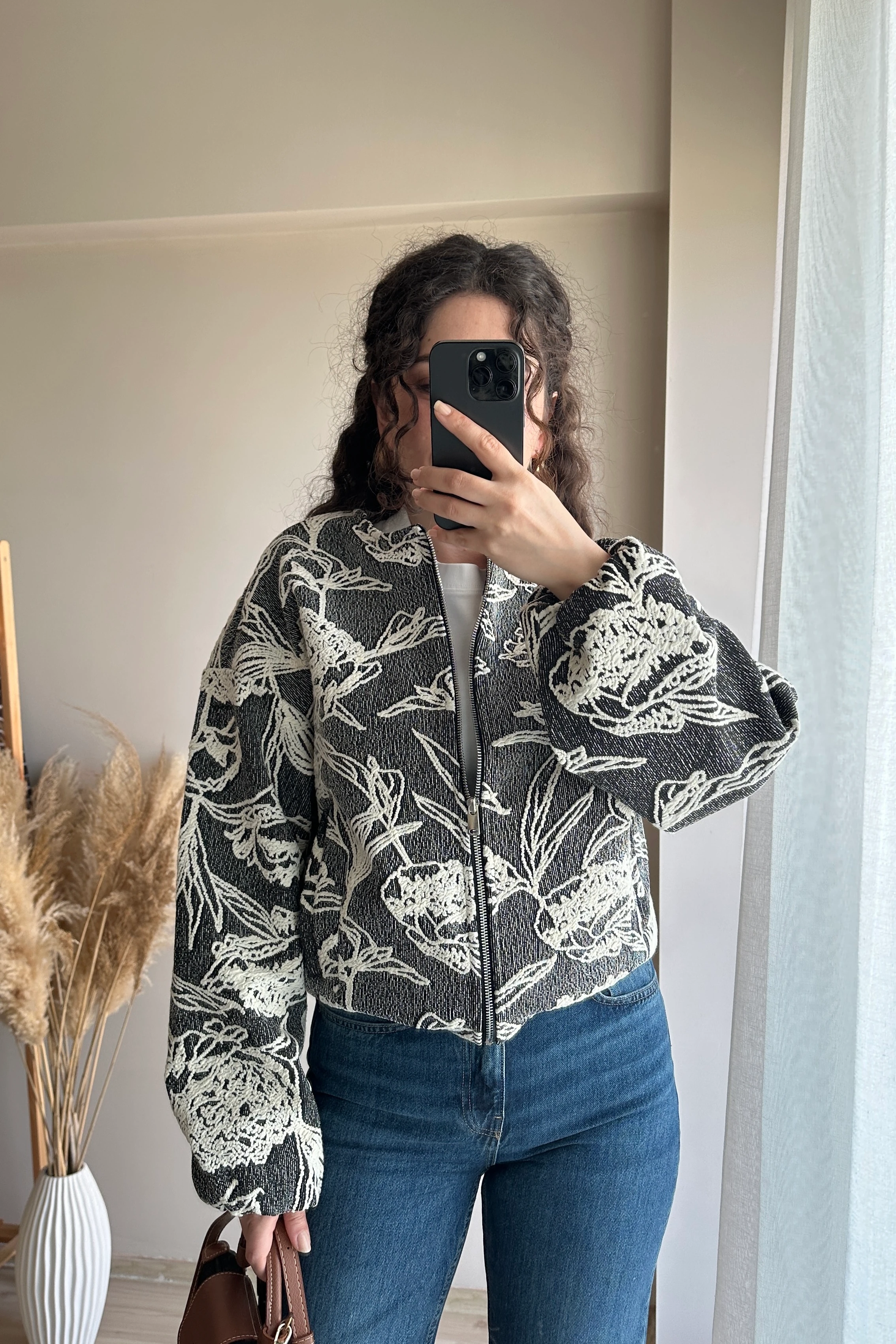 ZR Nakışlı Bomber Ceket