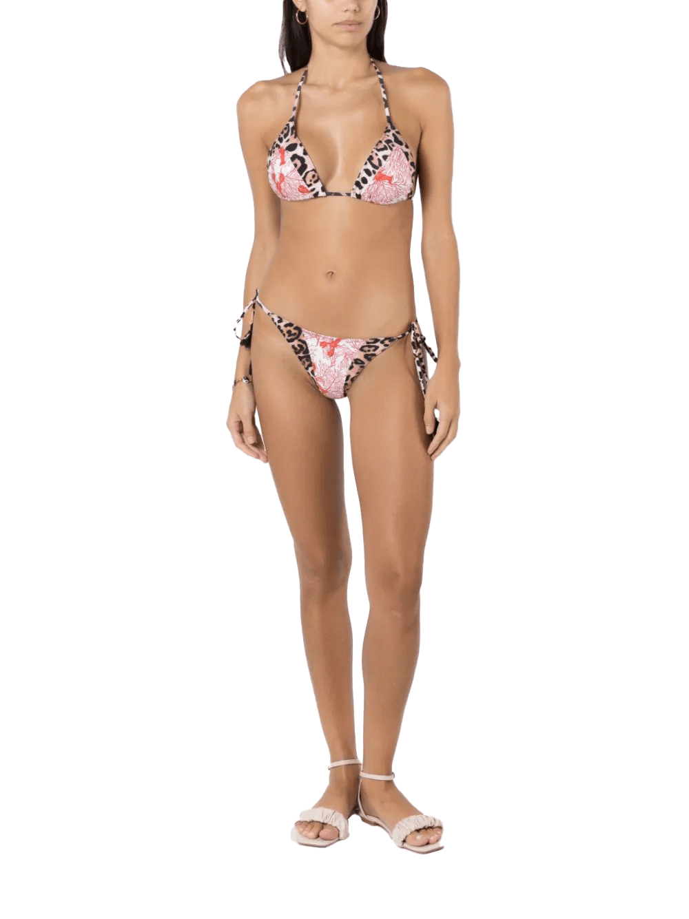 karışık desenli bikini takımı