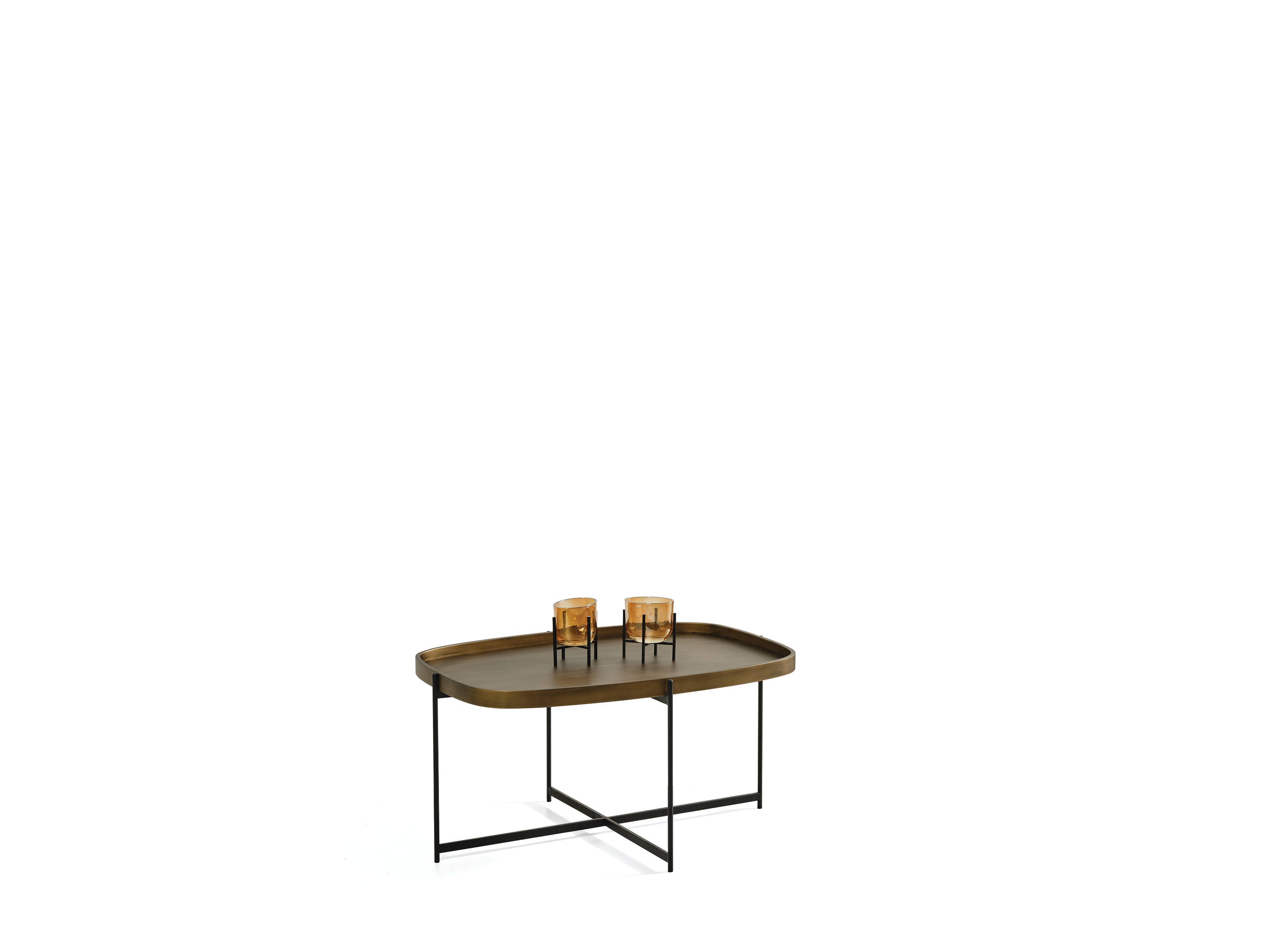 Modern Orta Sehpa Metal Ayaklı 119