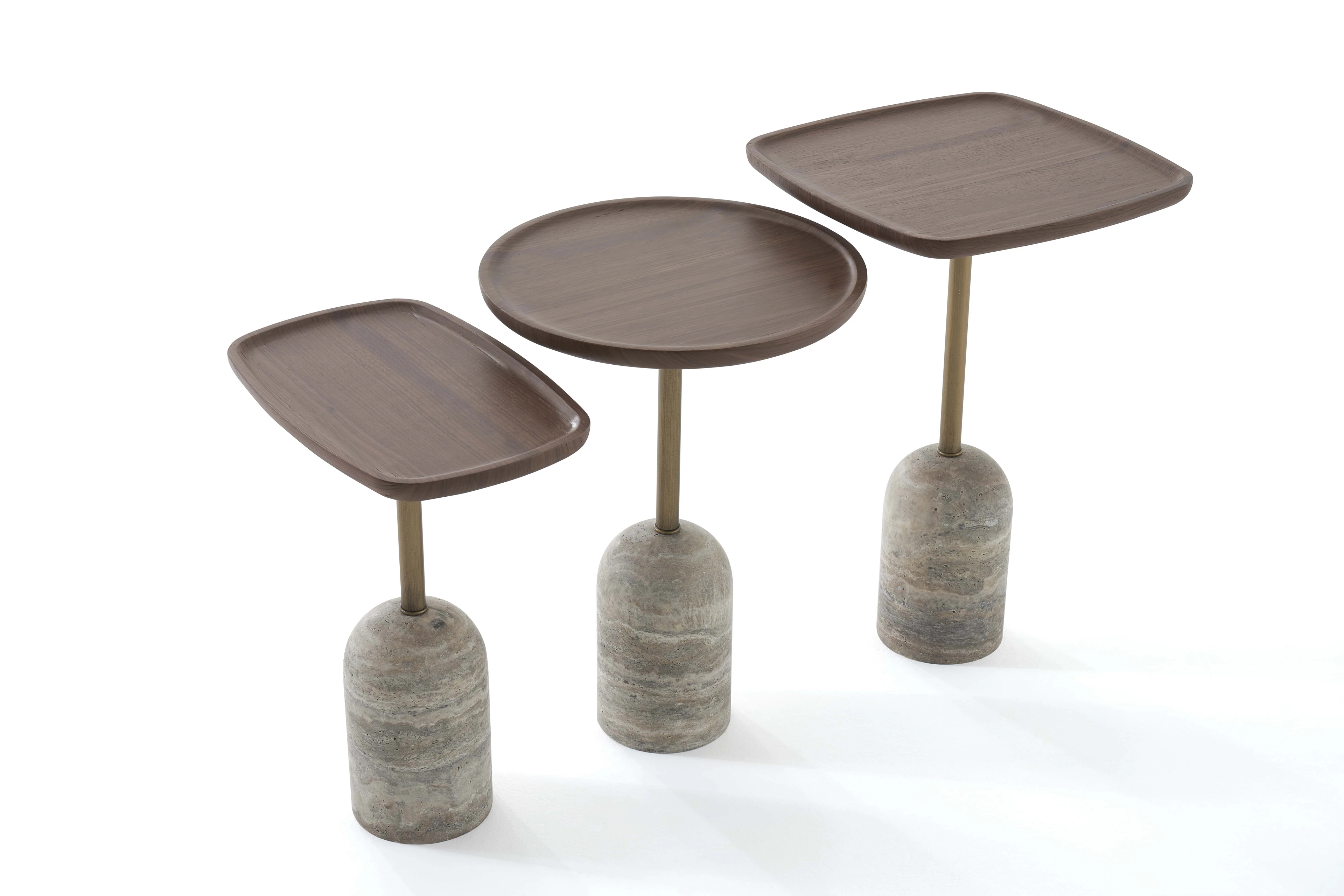 Ceviz Modern Zigon Sehpa