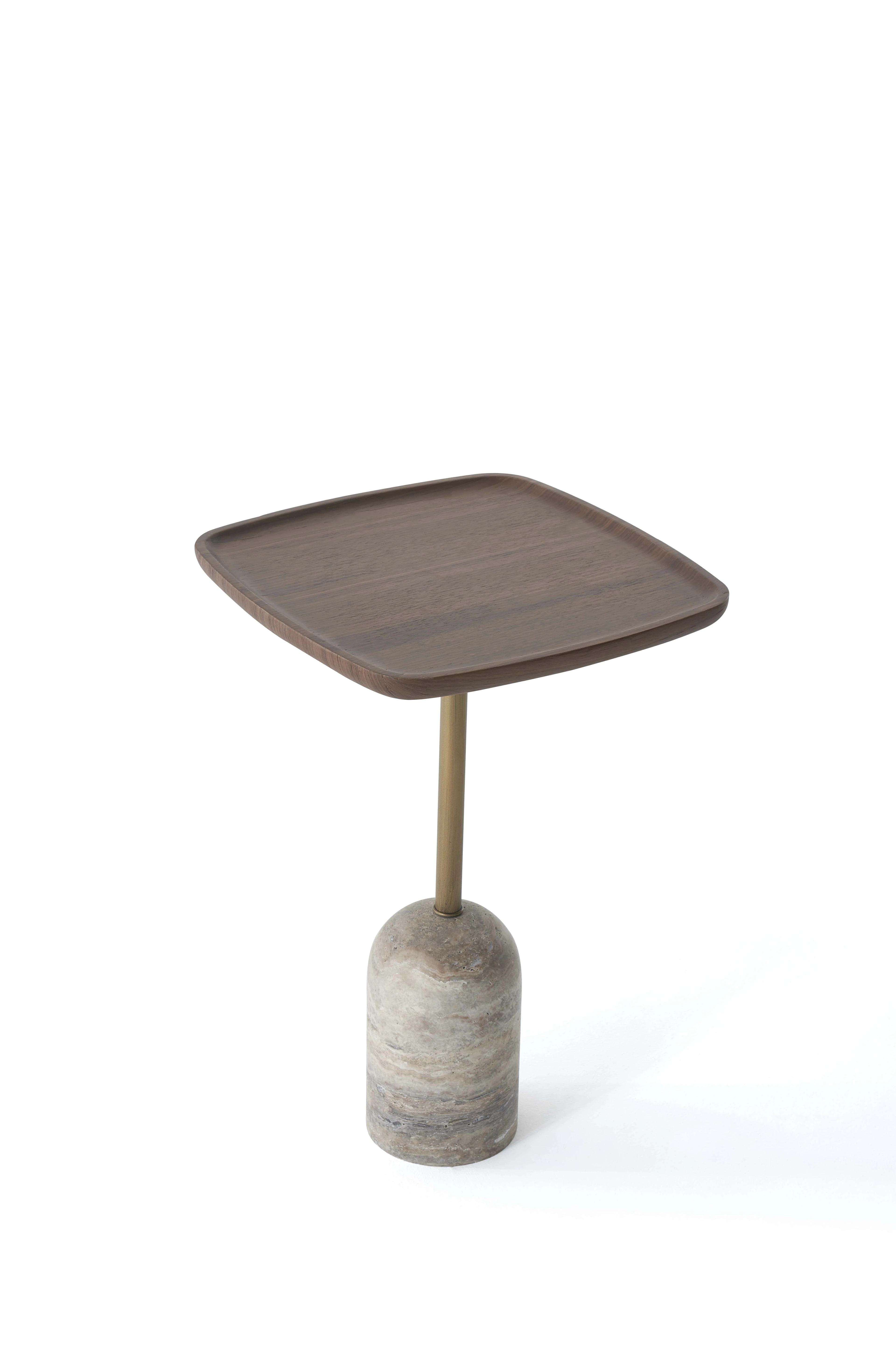 Ceviz Modern Zigon Sehpa