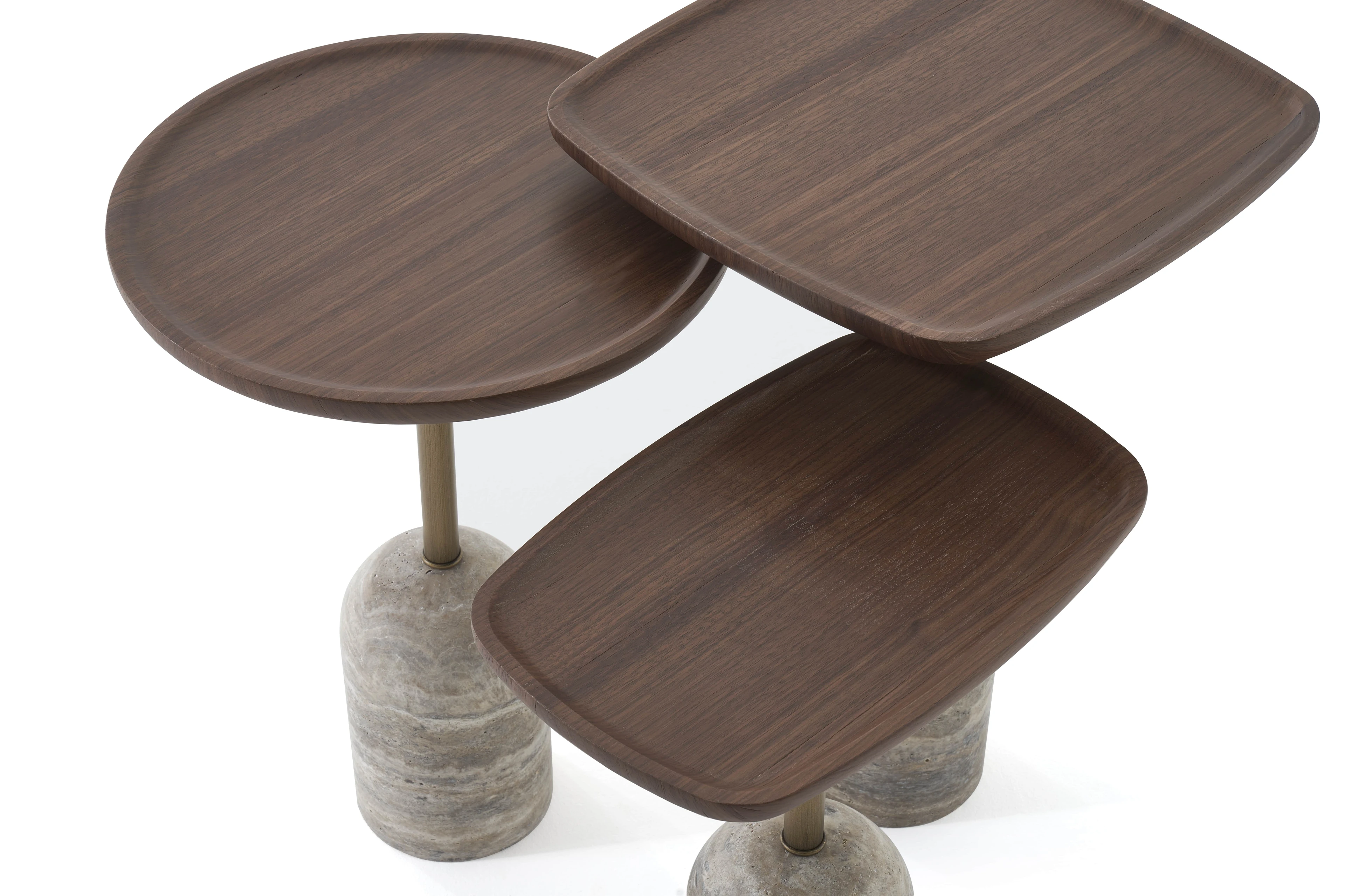 Ceviz Modern Zigon Sehpa