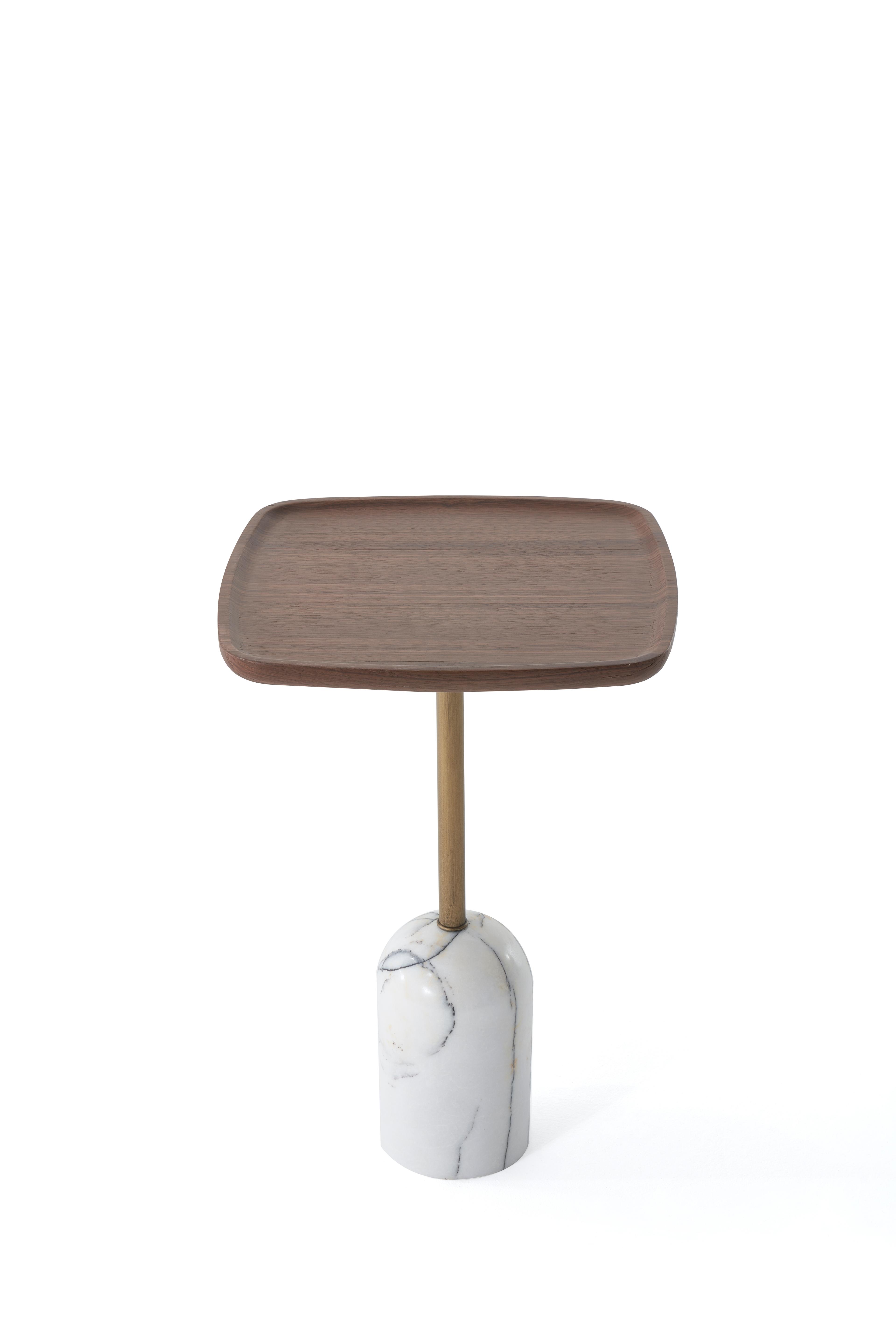 Ceviz Modern Zigon Sehpa 101 L