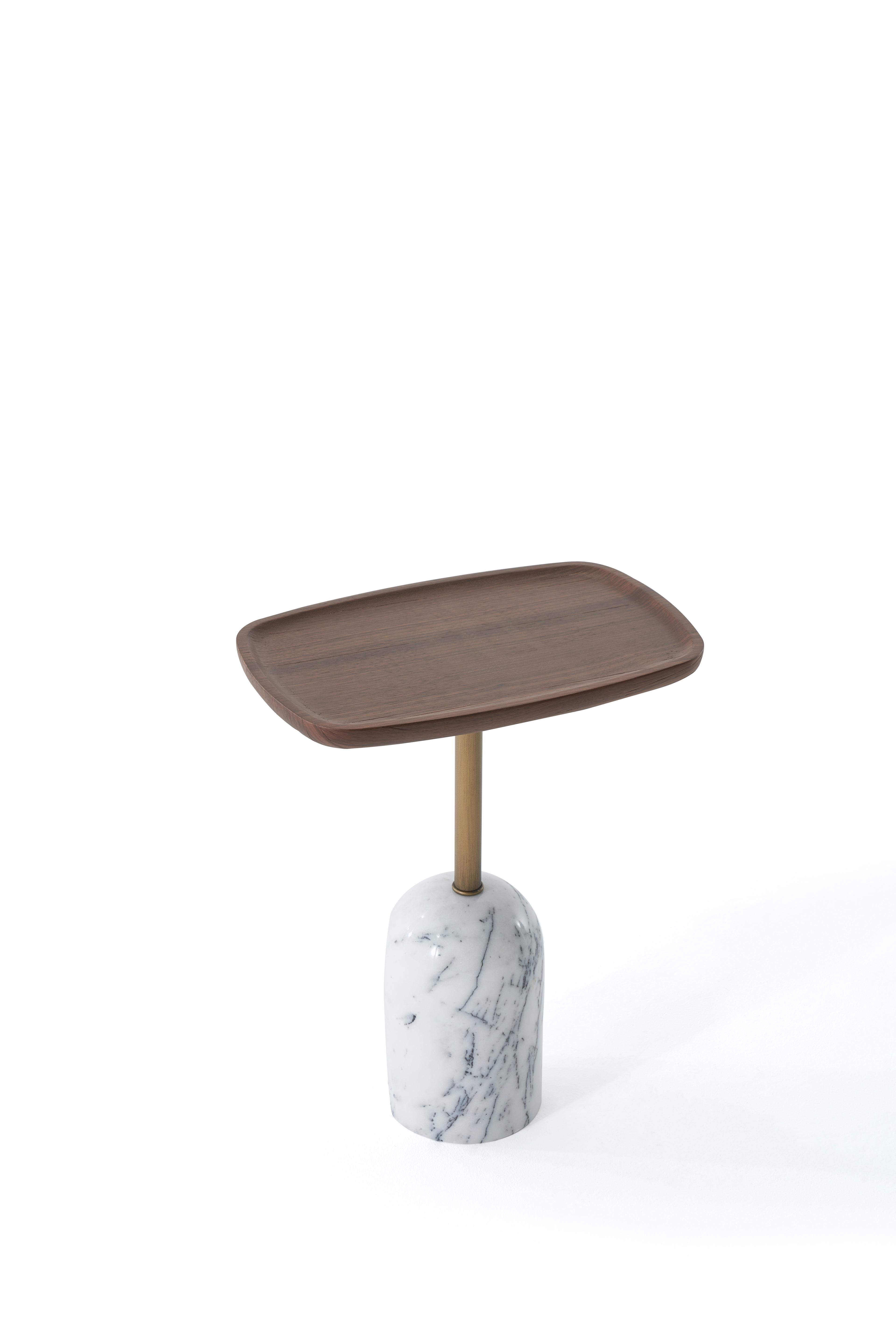 Ceviz Modern Zigon Sehpa 101 L