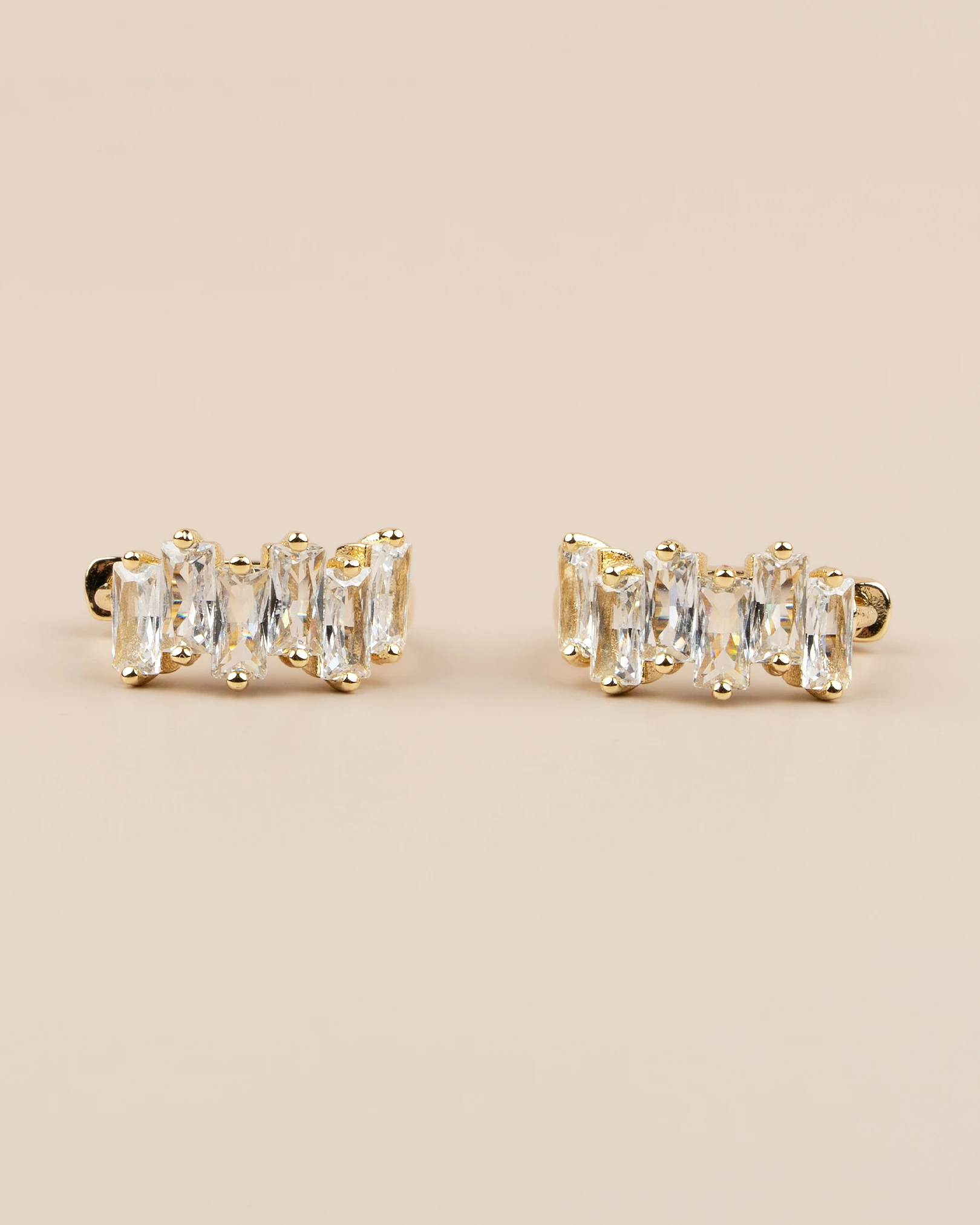 Zyra Baget Taşlı Halka Xuping Küpe