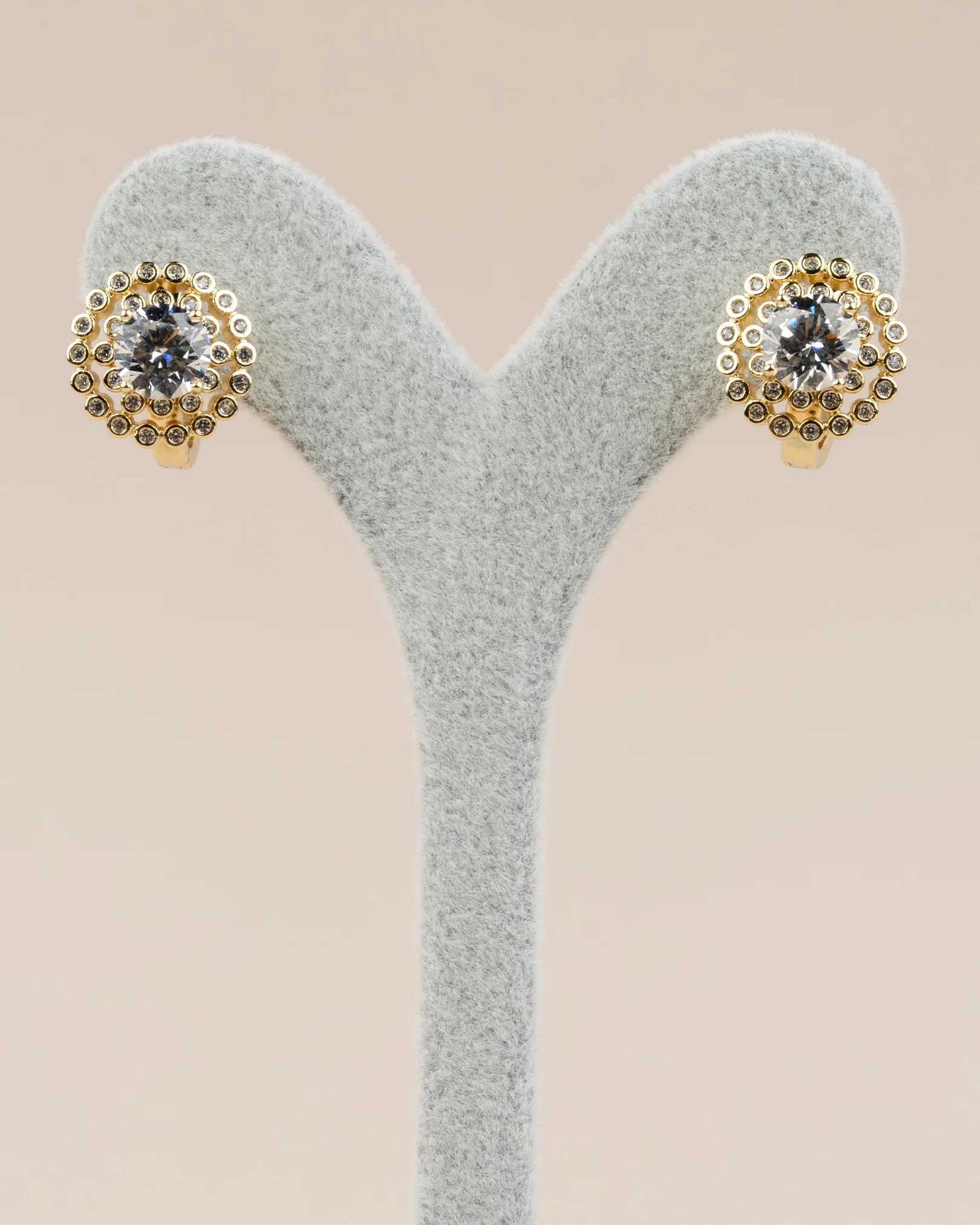 Marisella Yuvarlak Zirkon Taşlı Halka Xuping Küpe