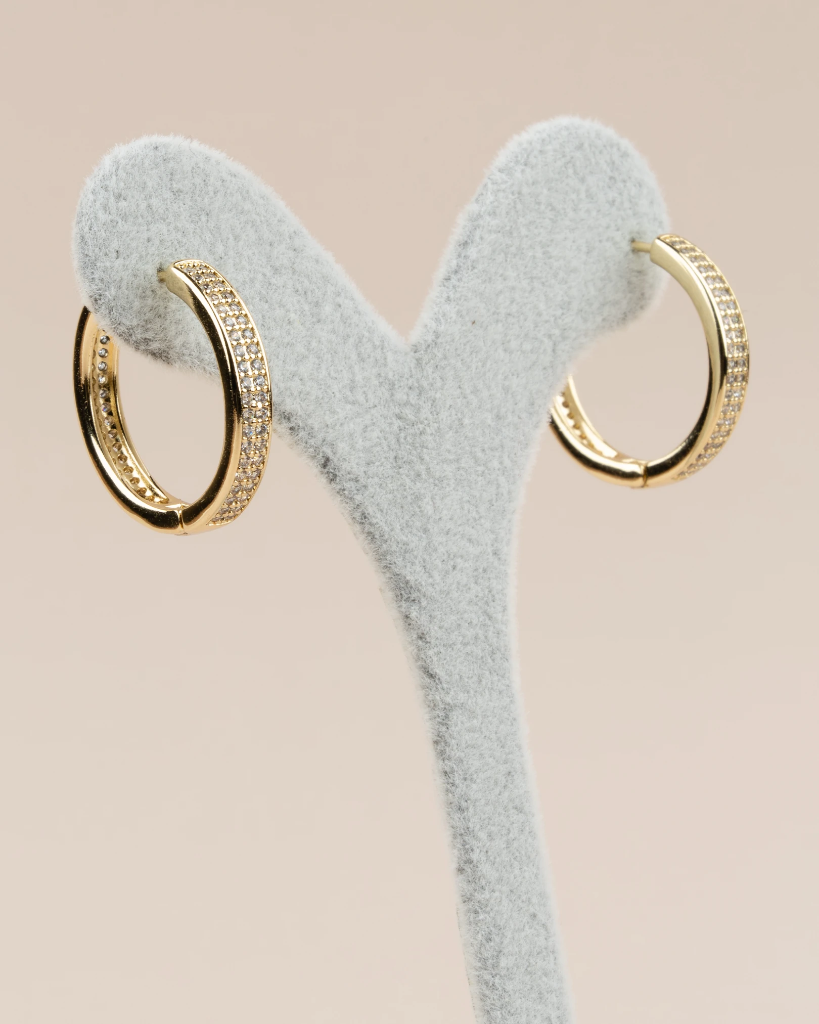 Clarova Zirkon Taşlı Halka Xuping Küpe