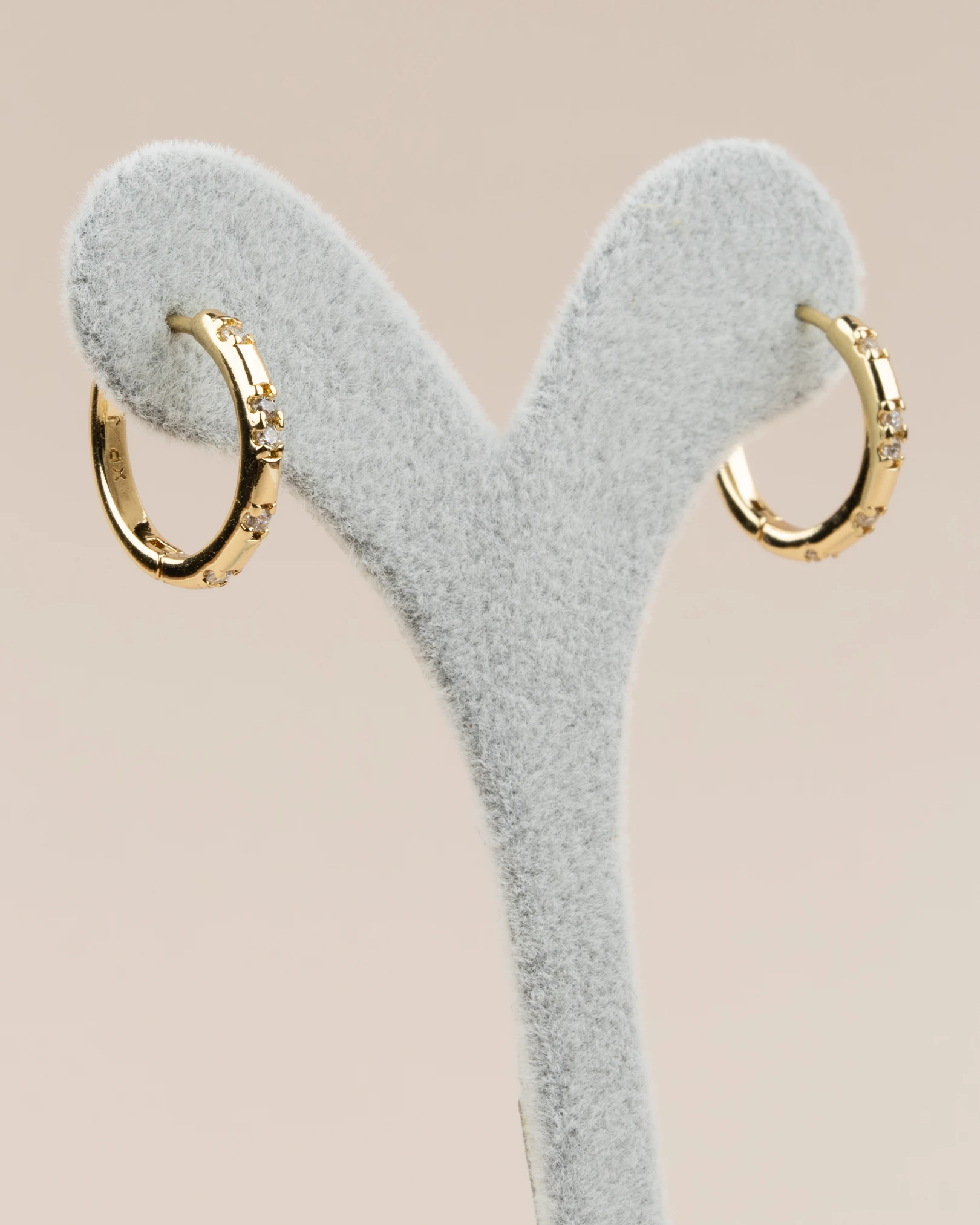 Orlisse Zirkon Taşlı İnce Halka Xuping Küpe