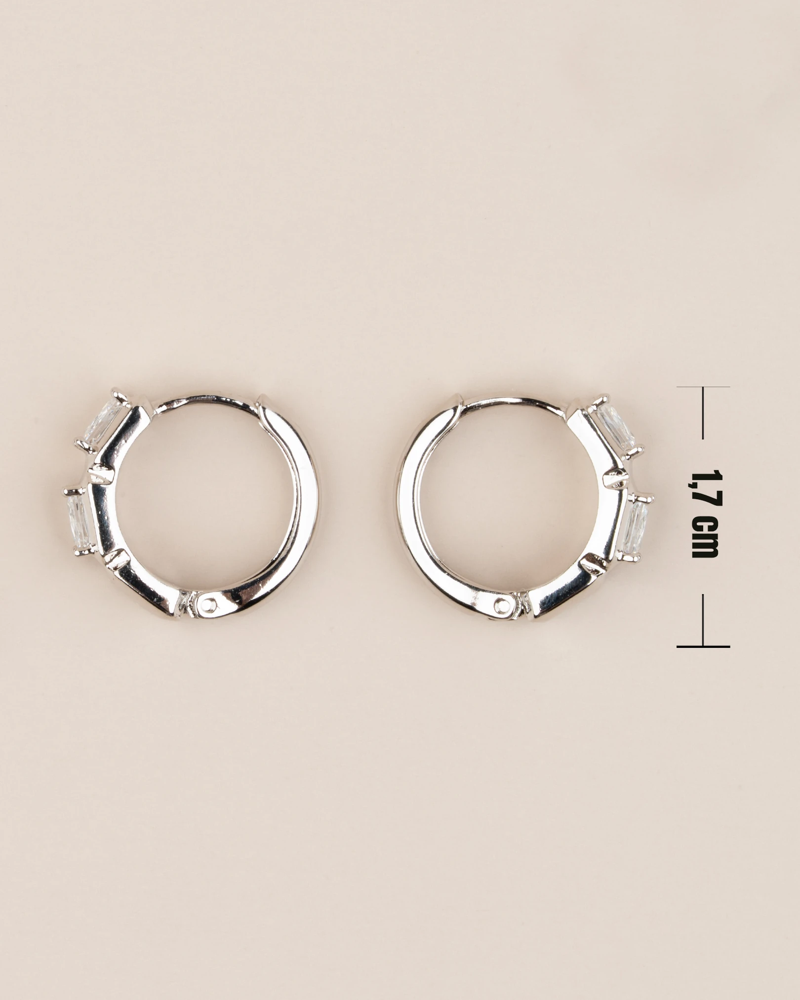 Duvera Zirkon Taşlı Halka Xuping Küpe