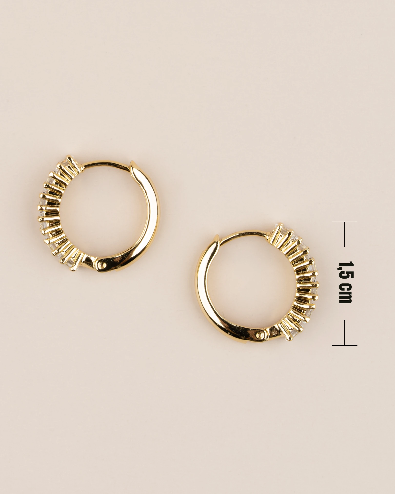 Roxa Zirkon Taşlı Halka Xuping Küpe