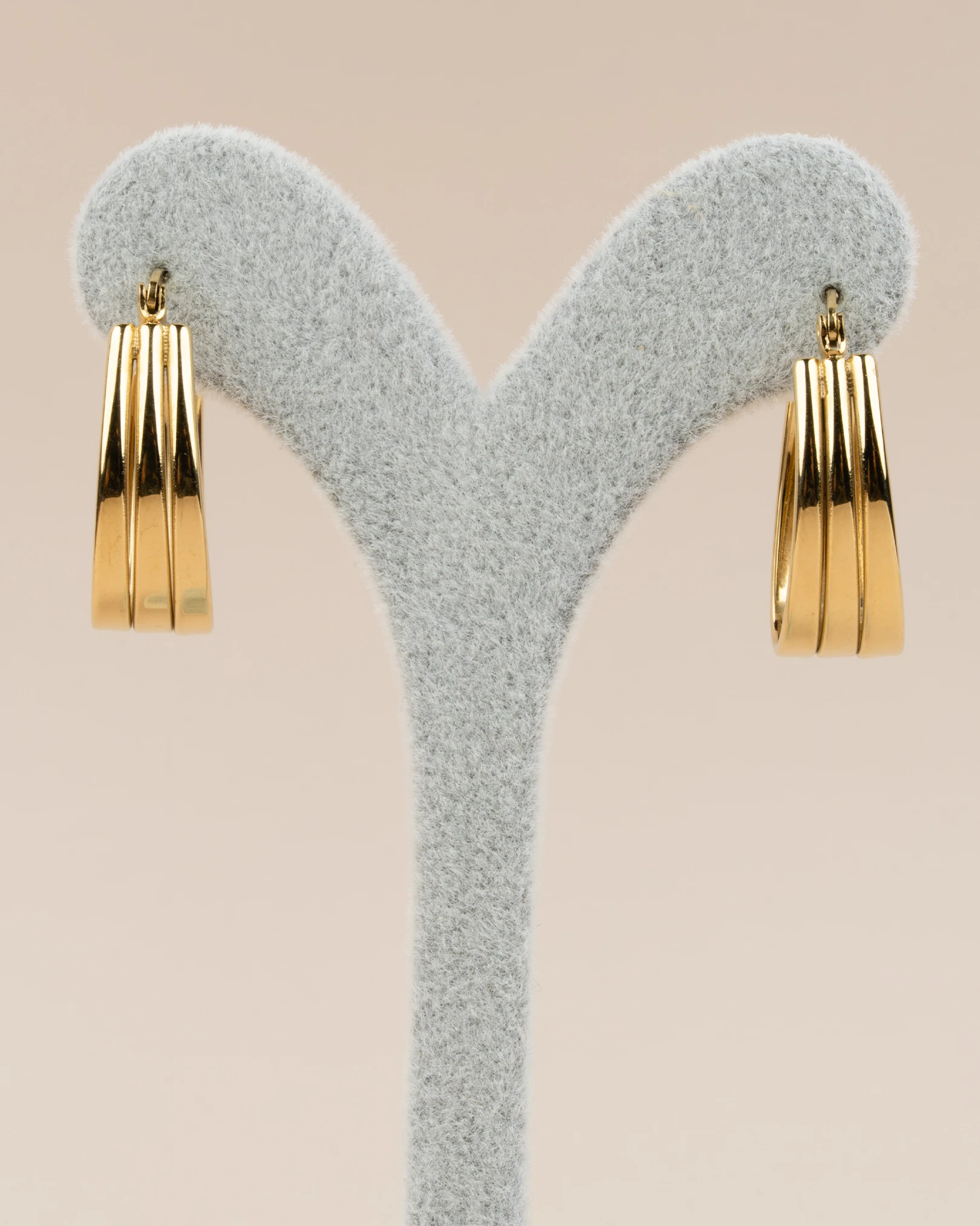 Solyn Oval Halka Çelik Küpe