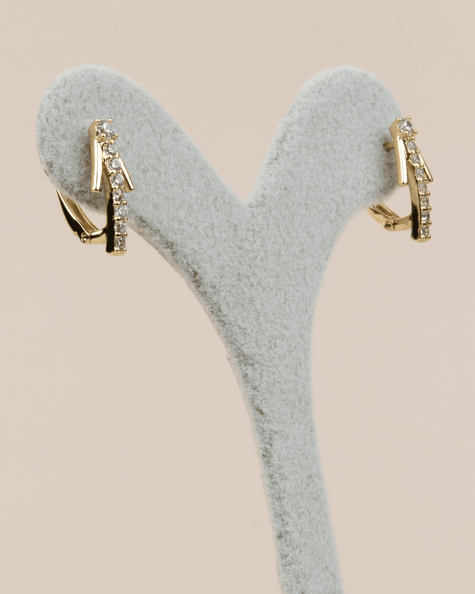 Avelora 14K Xuping Minimal Çelik Küpe