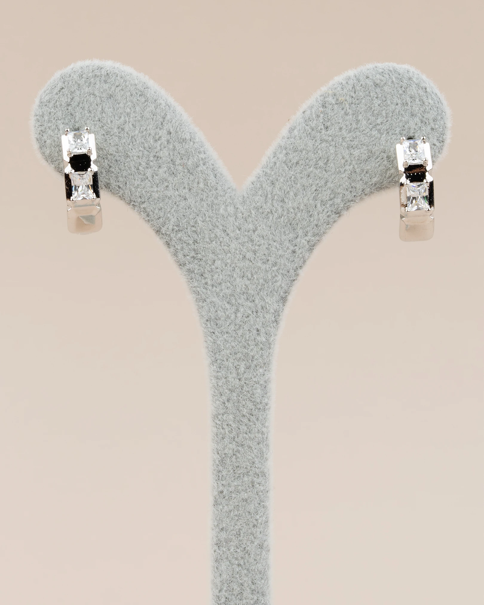 Duvera Zirkon Taşlı Halka Xuping Küpe