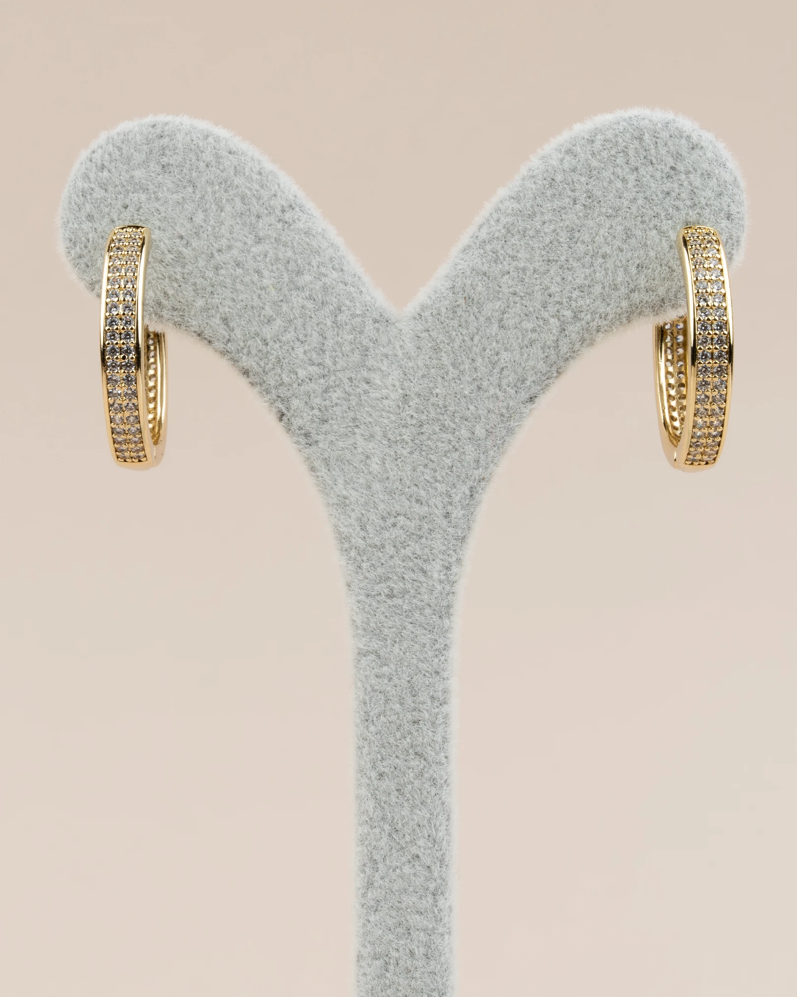 Clarova Zirkon Taşlı Halka Xuping Küpe