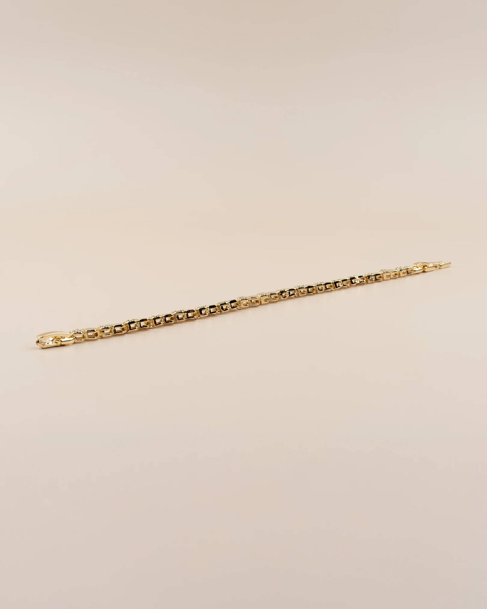 Hexalia Petek Model Altın Kaplama Bileklik