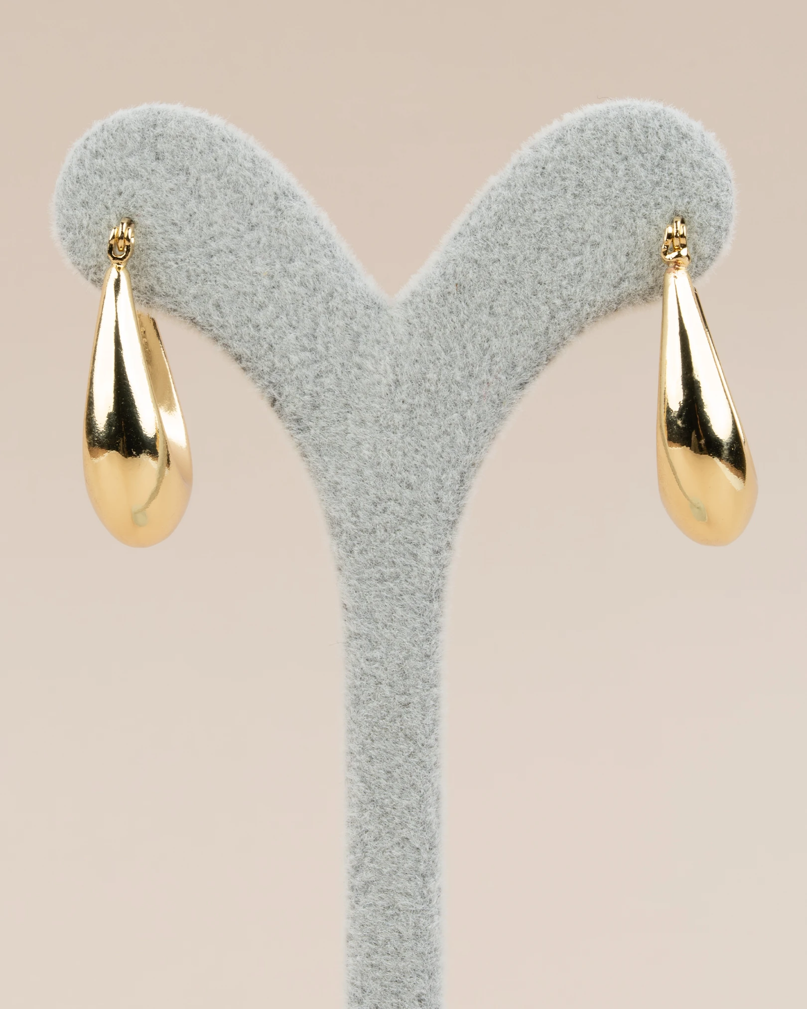 Orvessa Oval Halka Çelik Küpe