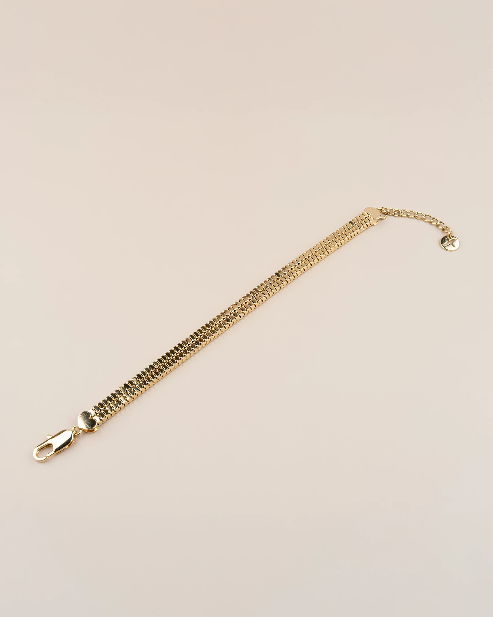 Dorvella Çift Sıra Hasır 14K Xuping Bileklik