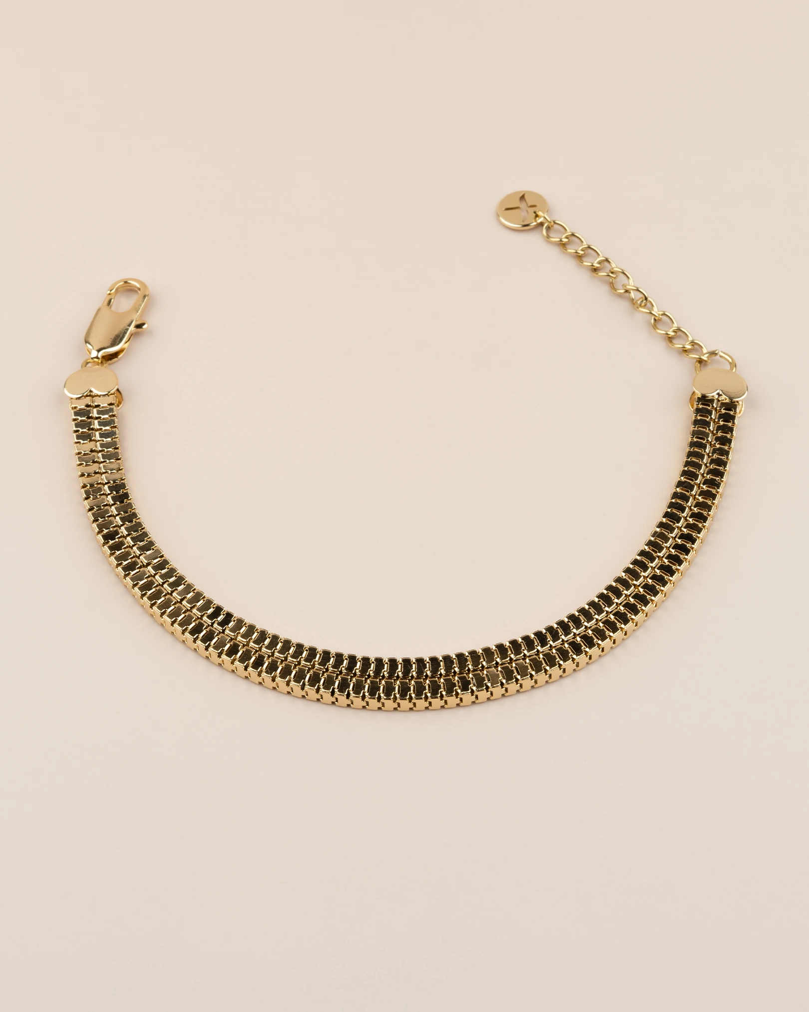 Dorvella Çift Sıra Hasır 14K Xuping Bileklik