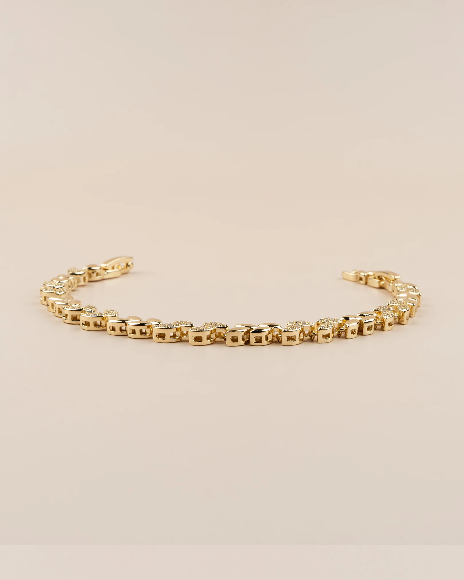 Arista Başak Model Altın Kaplama Bileklik