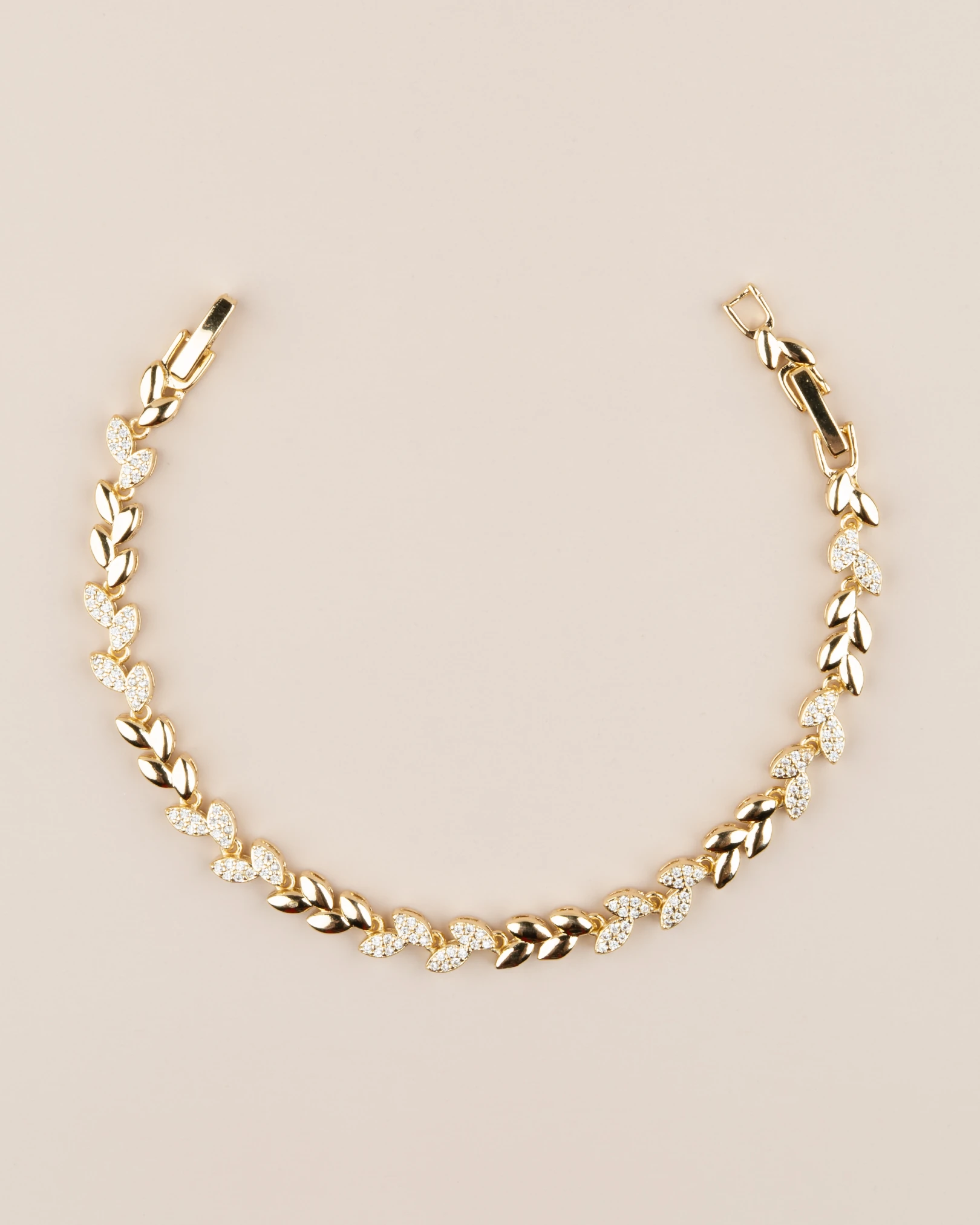 Arista Başak Model Altın Kaplama Bileklik