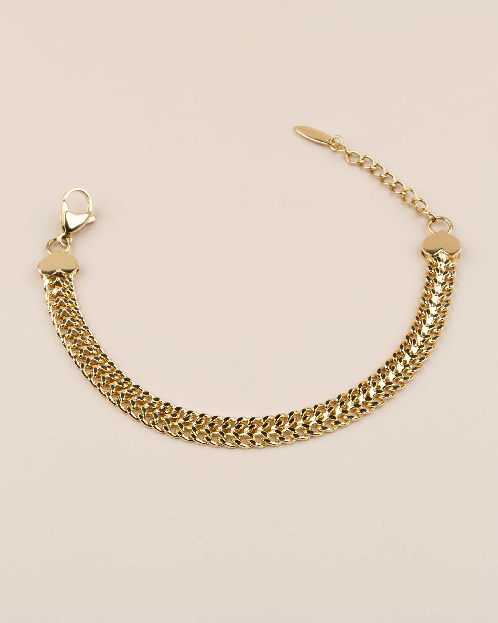 Arlissa Çift Sıra Hasır Örgü 14K Xuping Bileklik