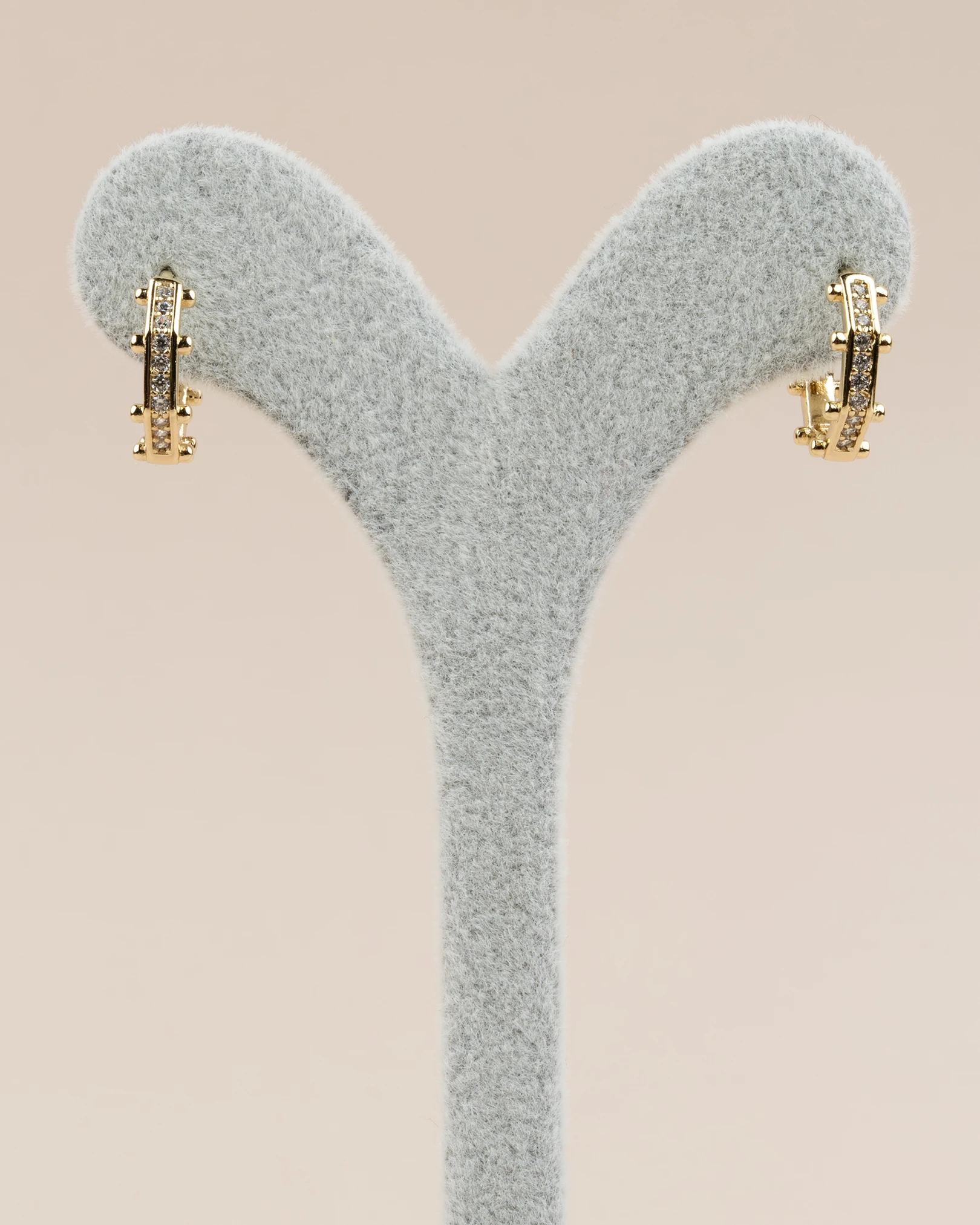 Octavia Minimal Sekizgen Halka Xuping Küpe