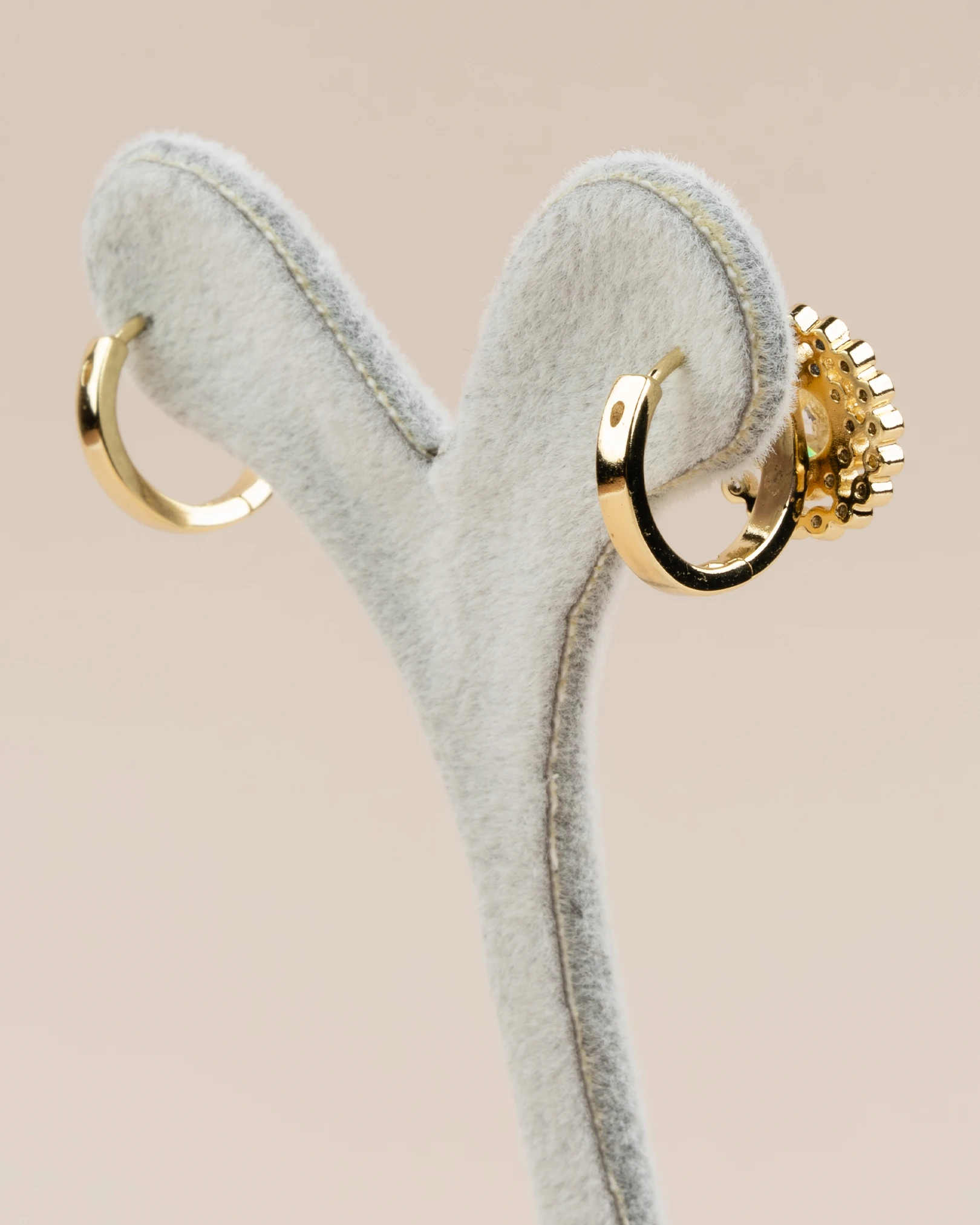 Marisella Yuvarlak Zirkon Taşlı Halka Xuping Küpe