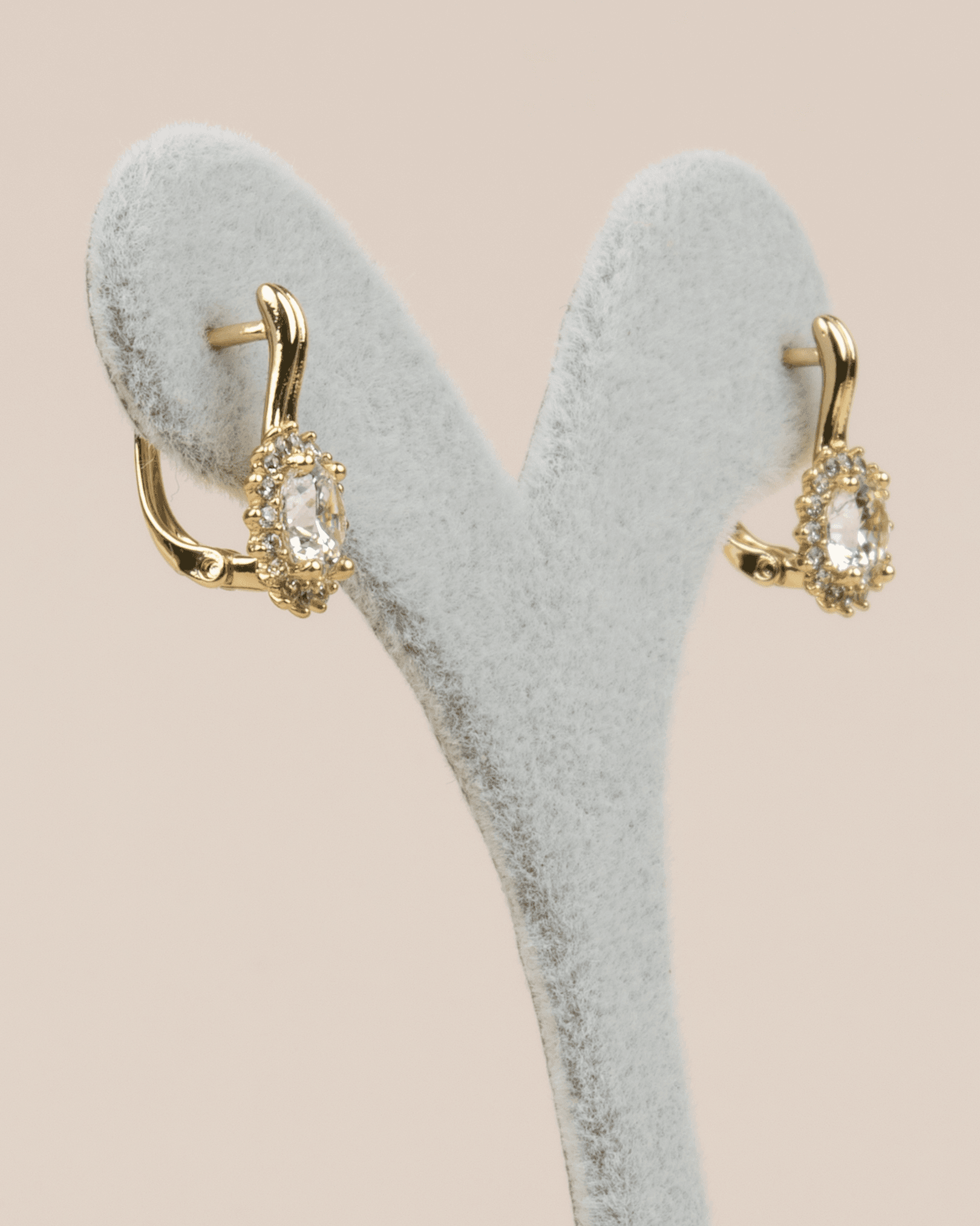 Brilloria Zirkon Taşlı 14K Xuping Küpe