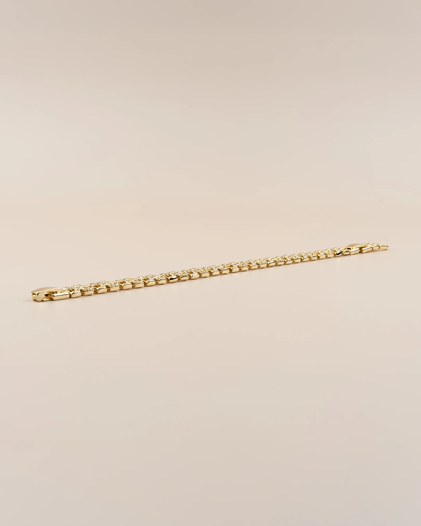 Lumia Gömme Zirkon Taşlı Hasır Kordon 14K Xuping Bileklik