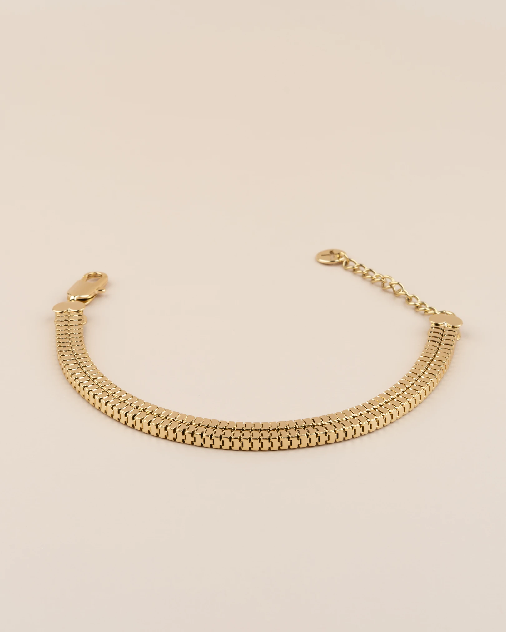 Dorvella Çift Sıra Hasır 14K Xuping Bileklik