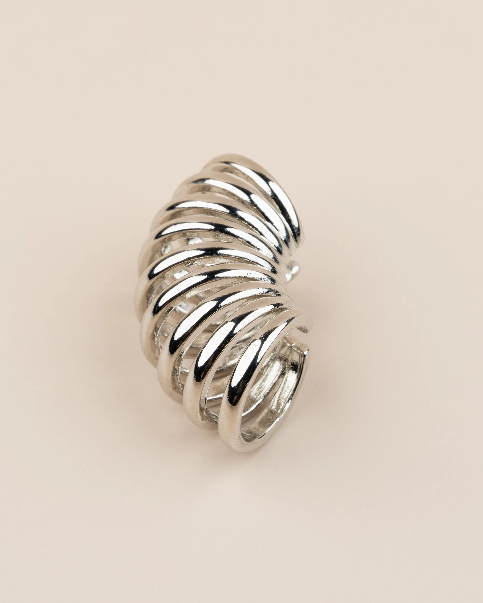 Vessia Çoklu Görünümlü Earcuff Kıkırdak Küpe - Gümüş