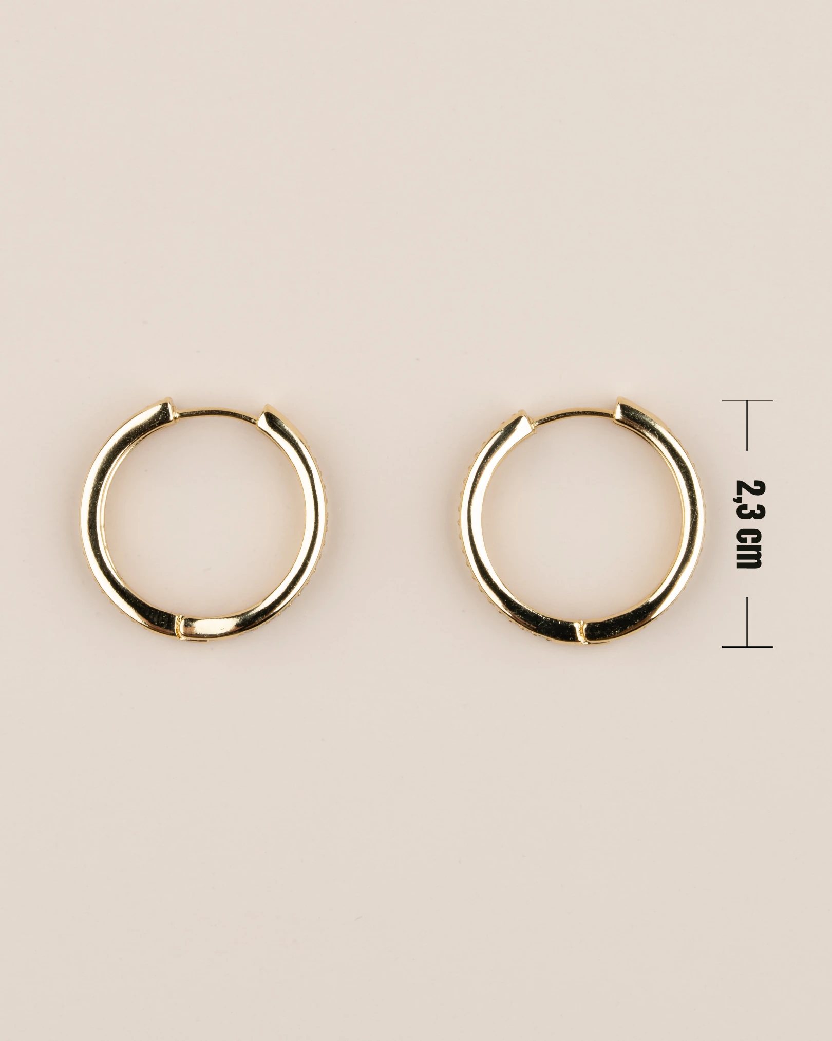 Clarova Zirkon Taşlı Halka Xuping Küpe