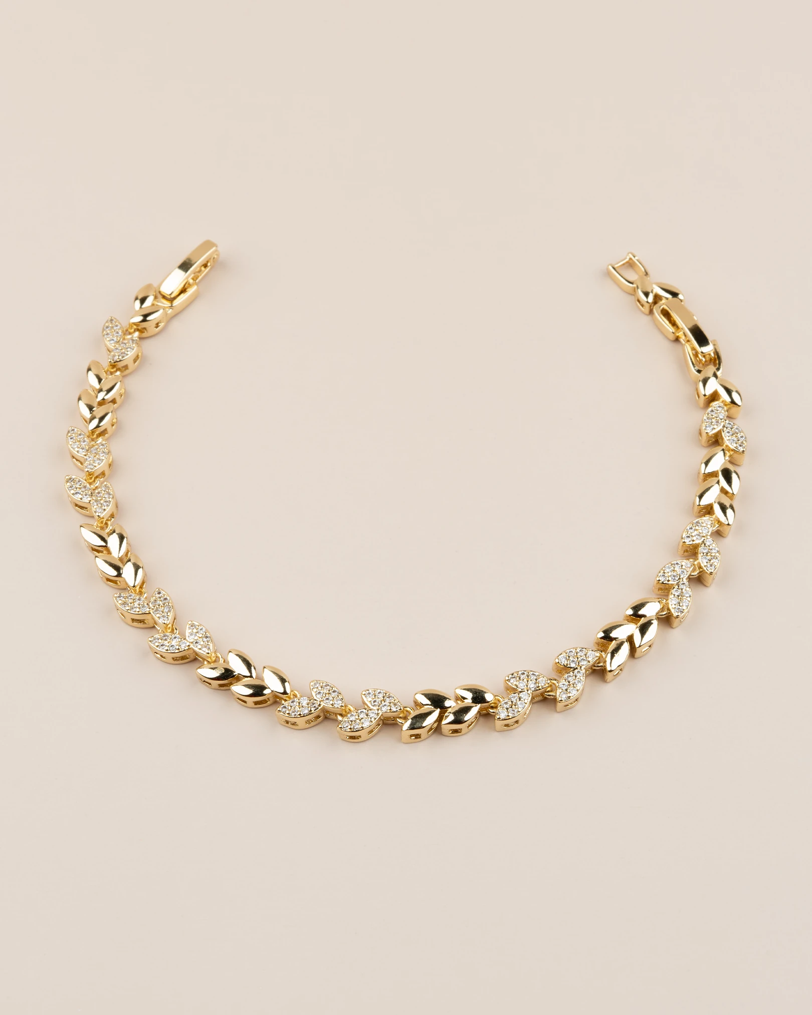 Arista Başak Model Altın Kaplama Bileklik