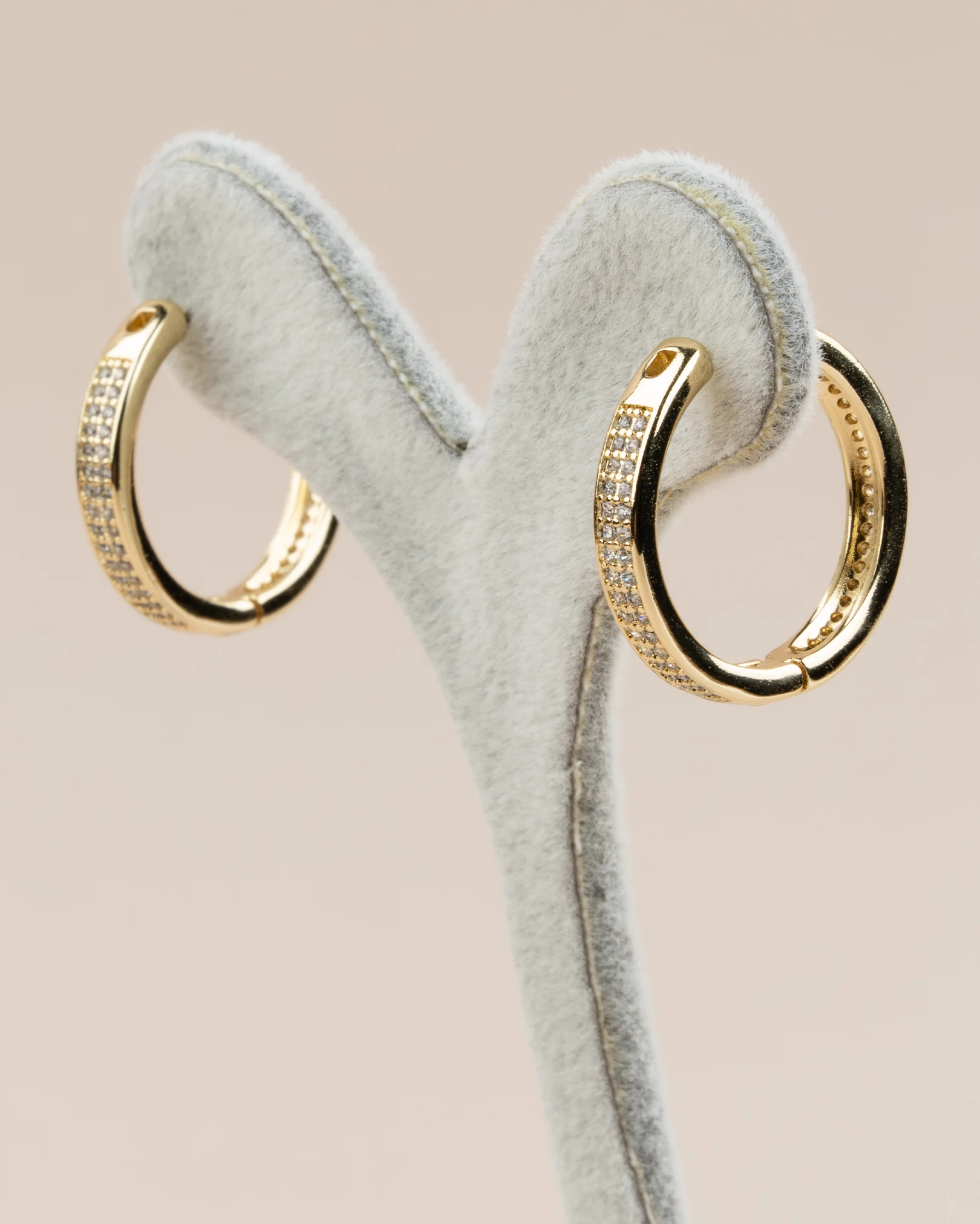 Clarova Zirkon Taşlı Halka Xuping Küpe