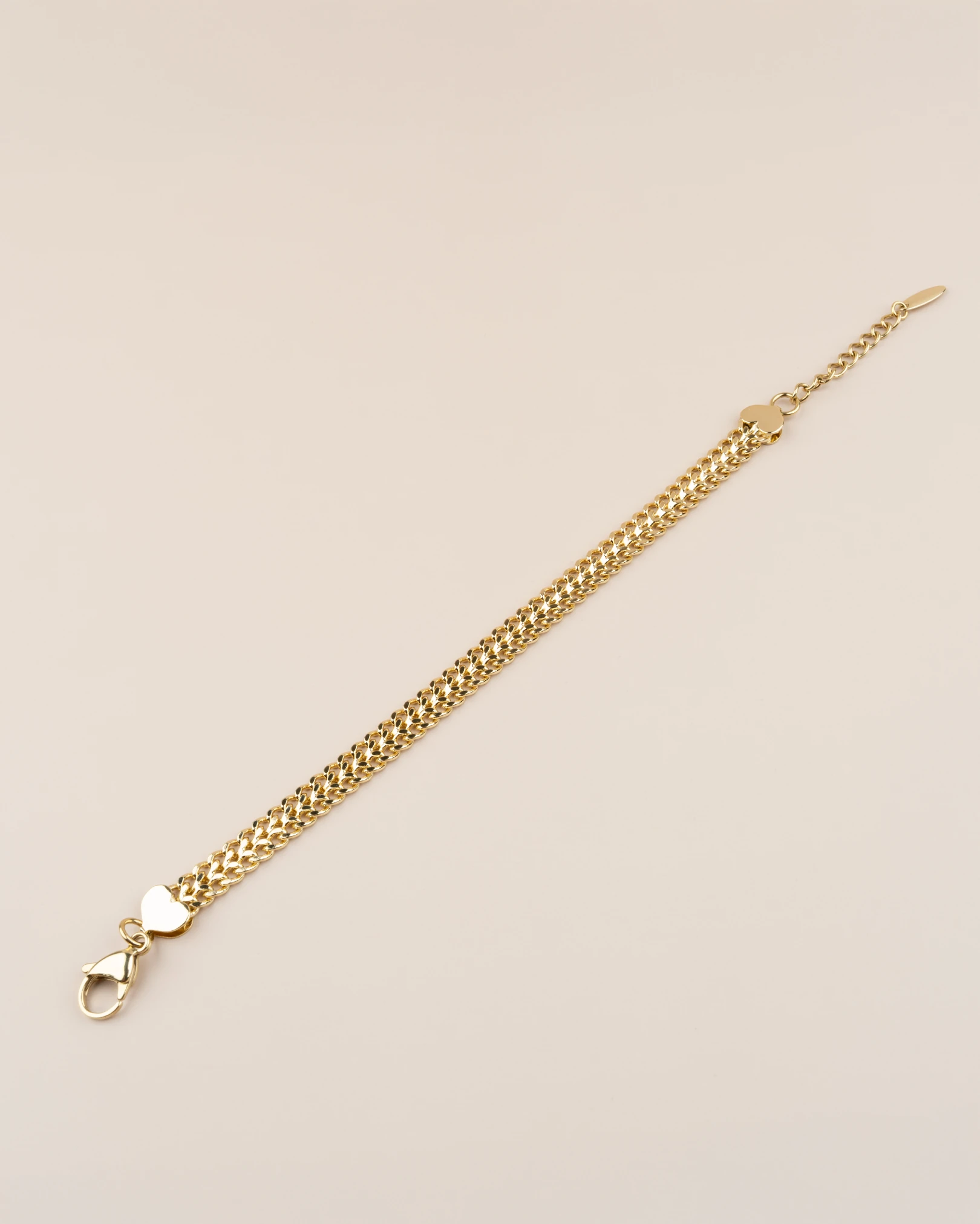 Arlissa Çift Sıra Hasır Örgü 14K Xuping Bileklik