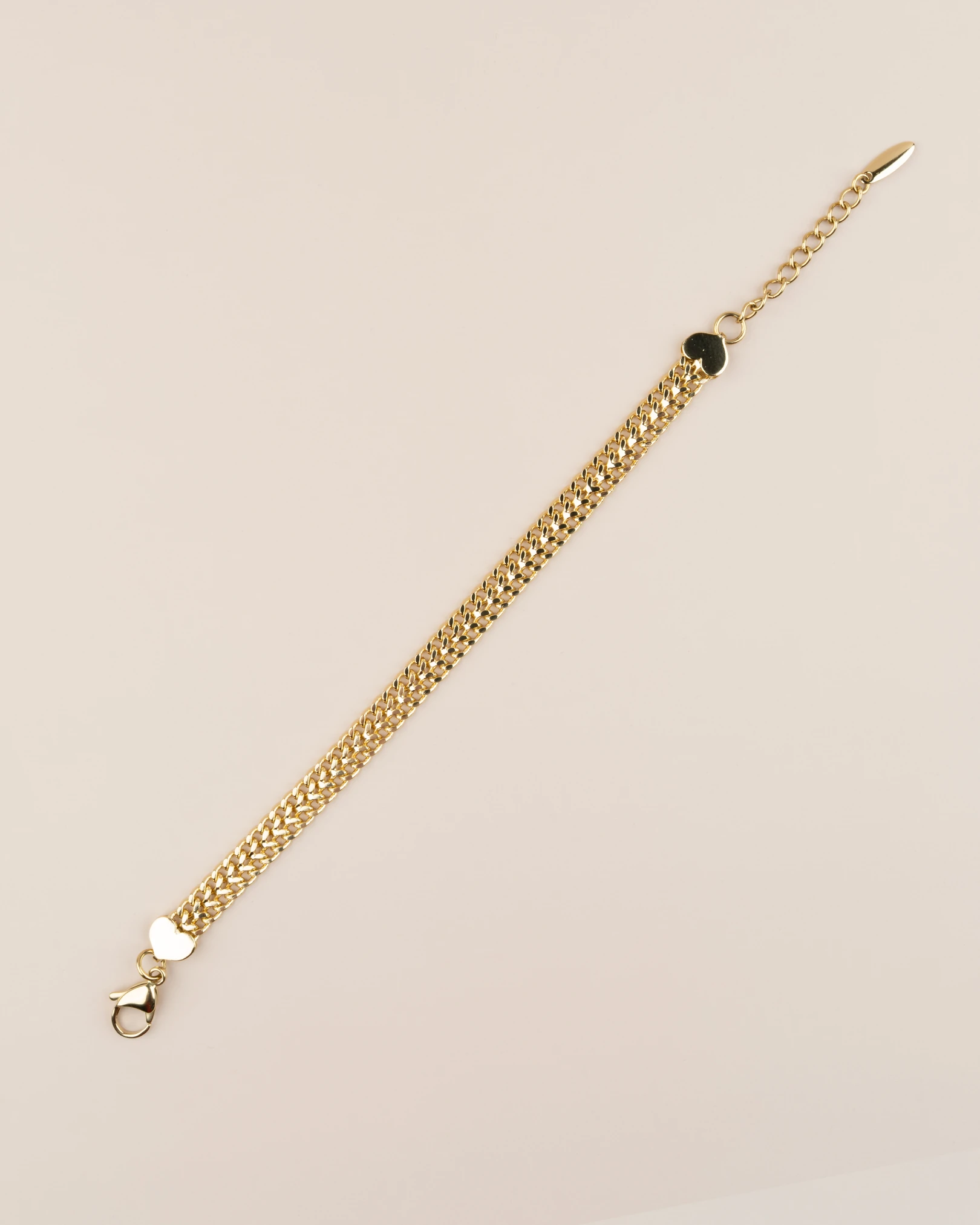 Arlissa Çift Sıra Hasır Örgü 14K Xuping Bileklik