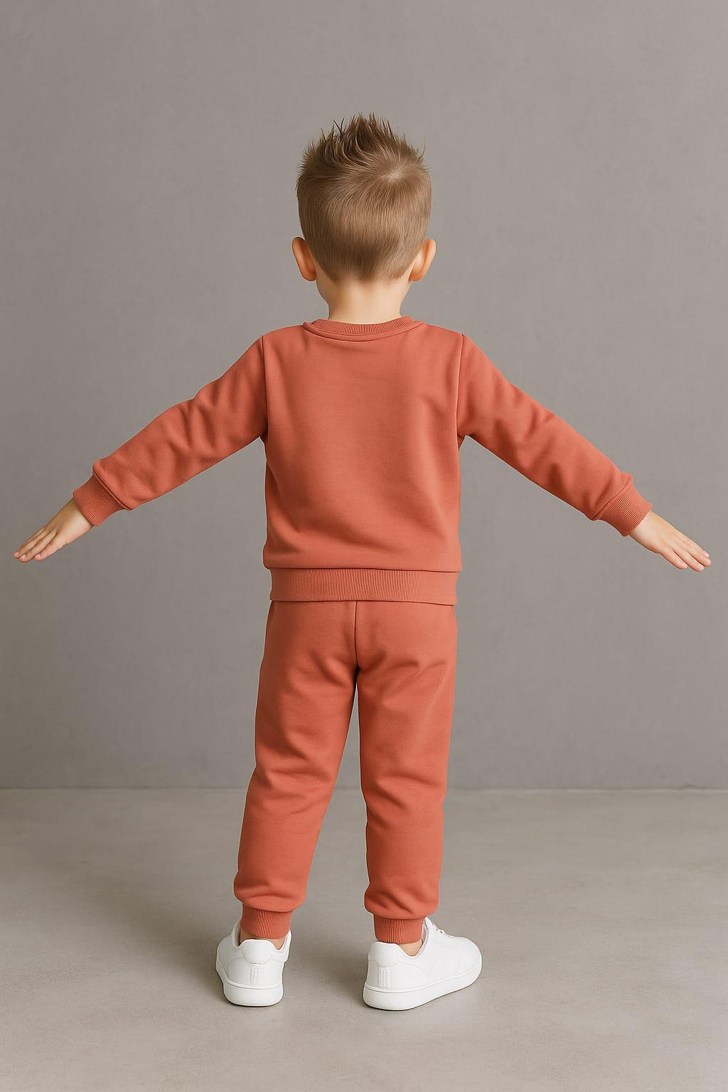 ERKEK ÇOCUK NAKIŞLI EŞOFMAN TAKIMI