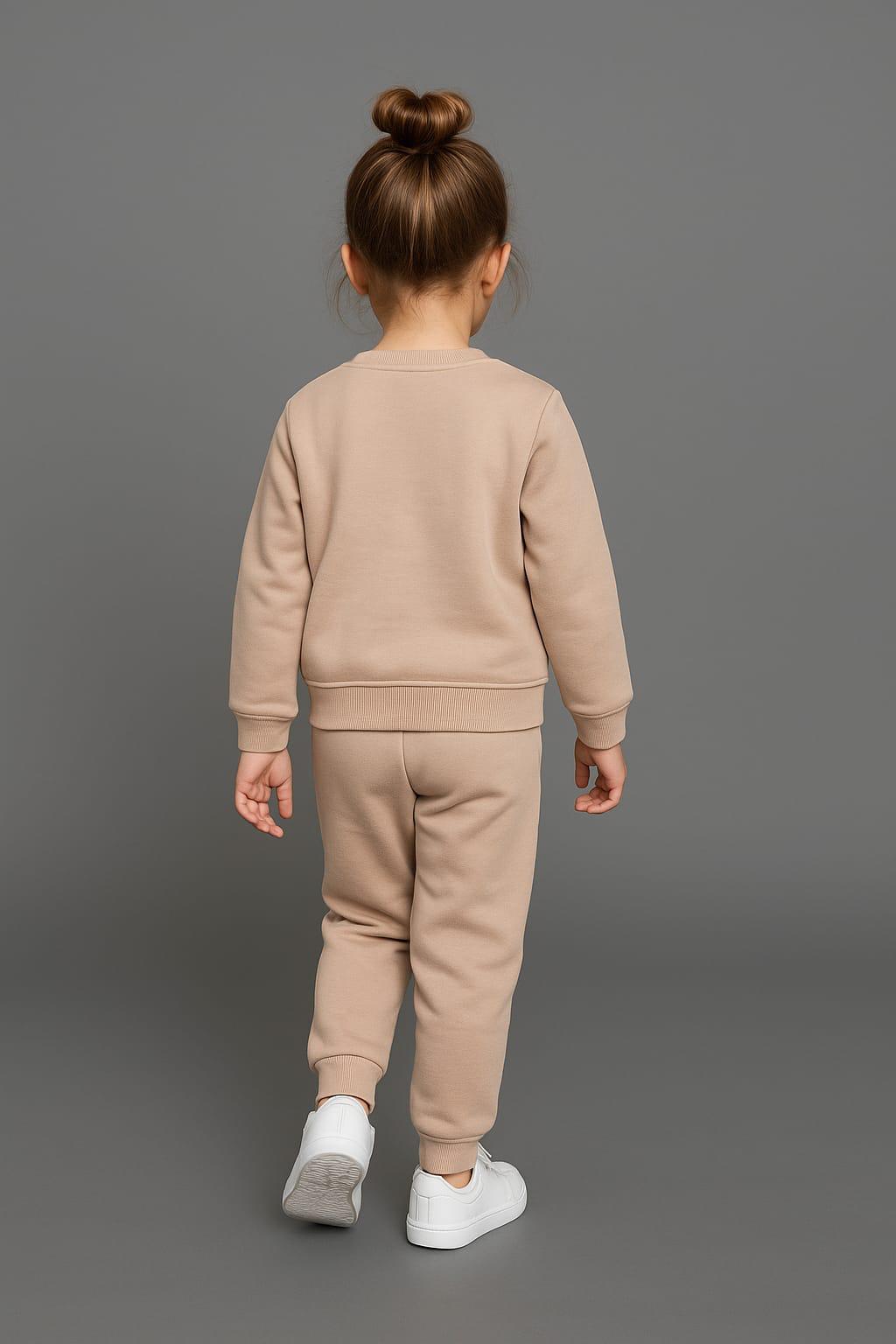 PAPATYA  ÇİÇEK NAKIŞLI EŞOFMAN TAKIMI