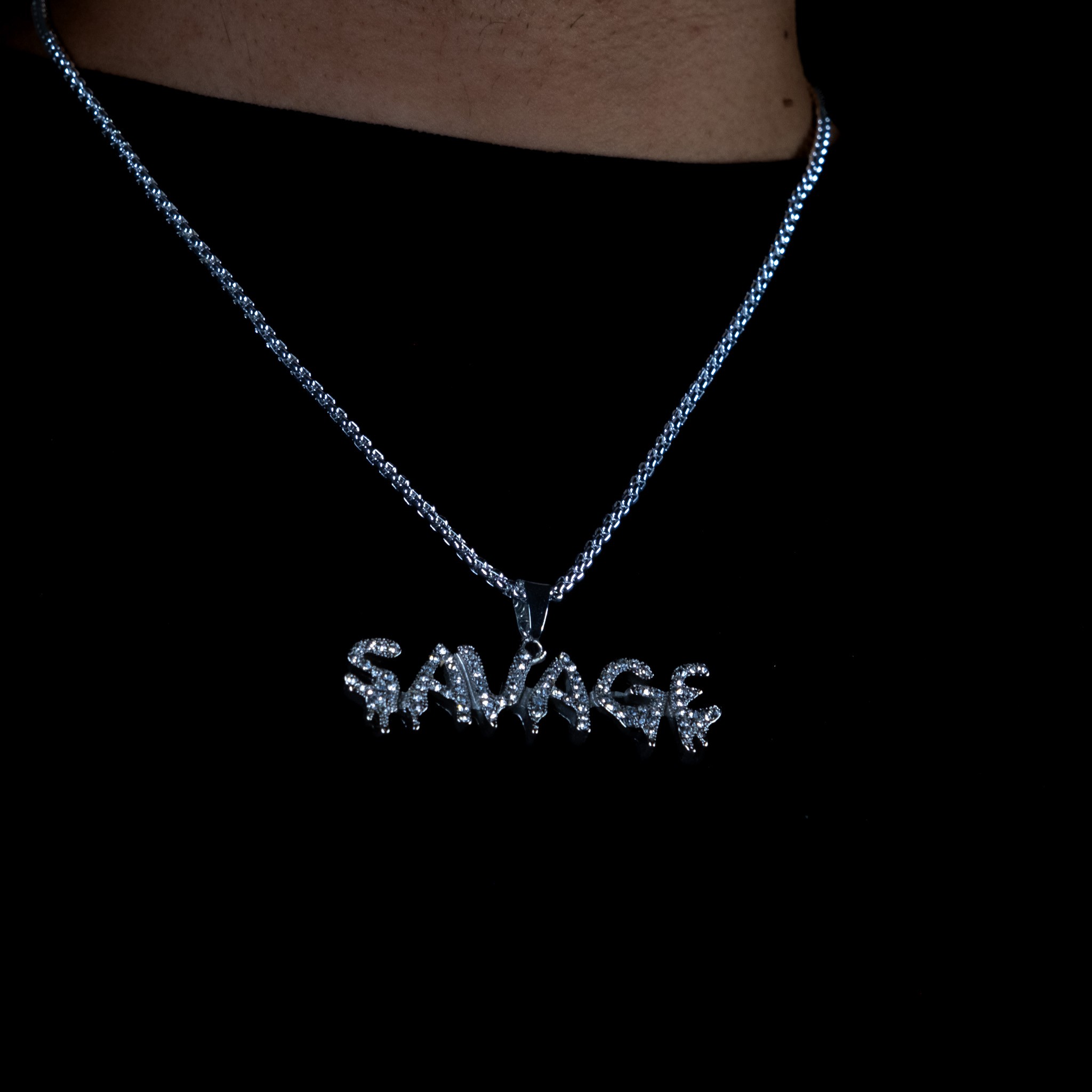 Iced Out Savage Pendant 