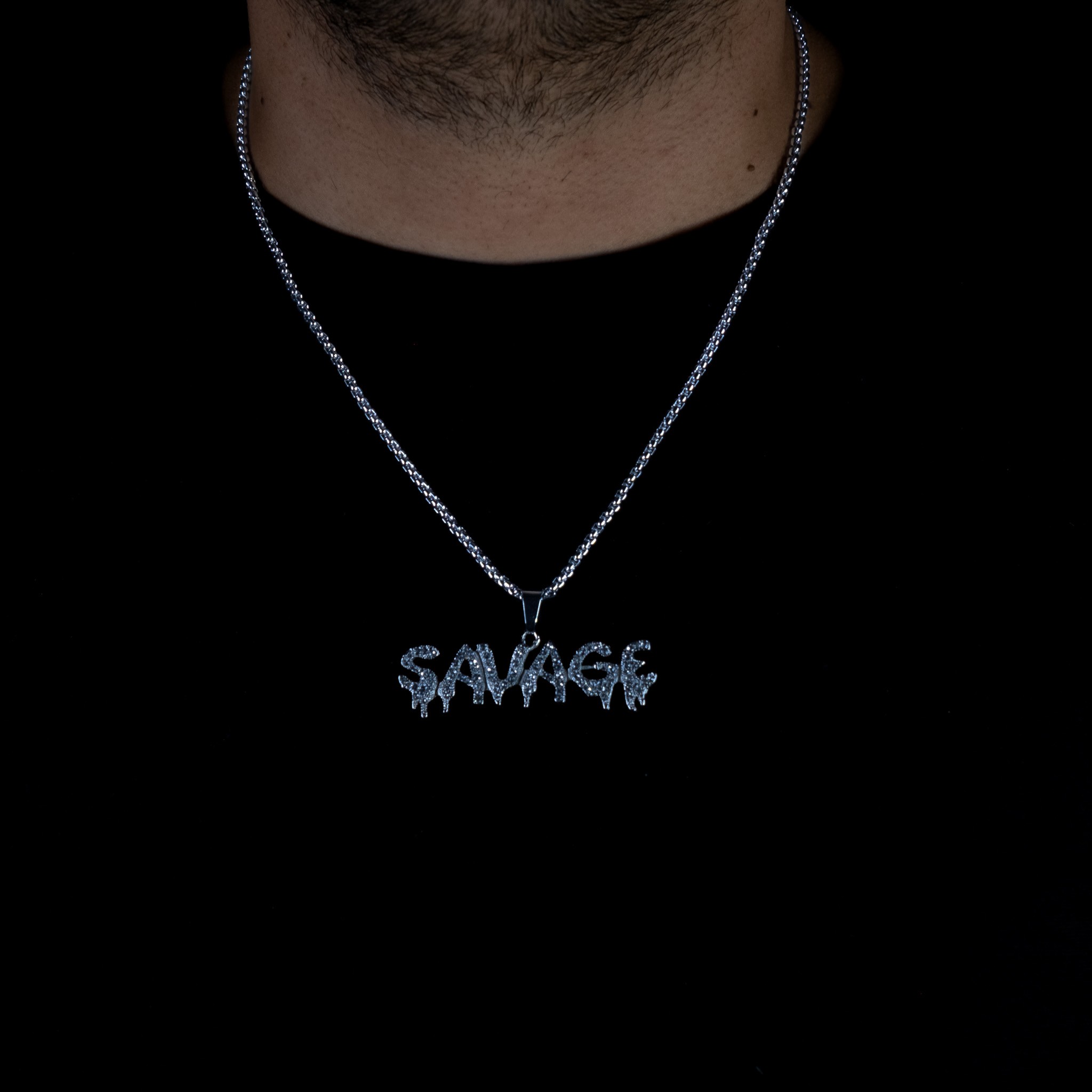 Iced Out Savage Pendant 