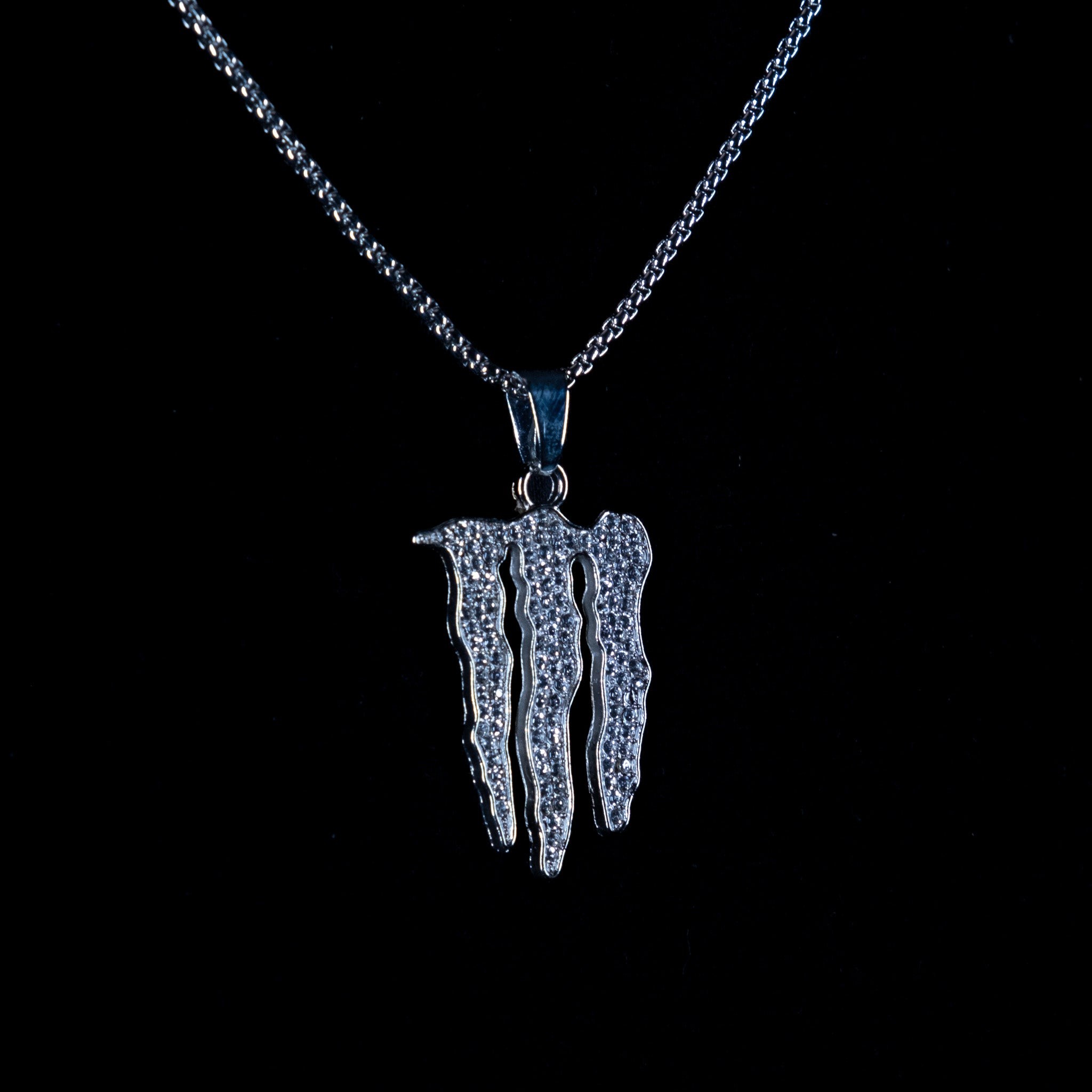 Silver Monster Pendant  Kolye K12