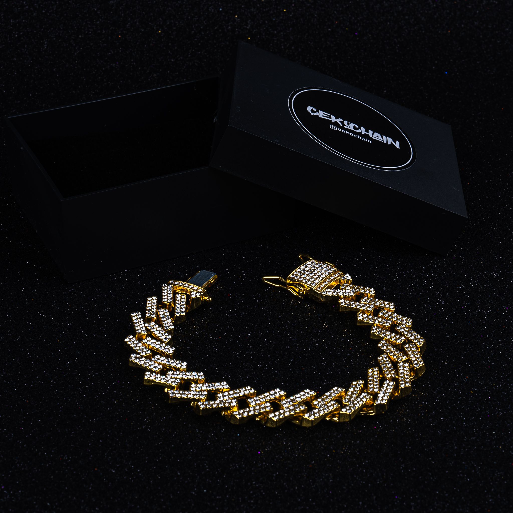 15MM Prong Bracelet (bileklik) Gold