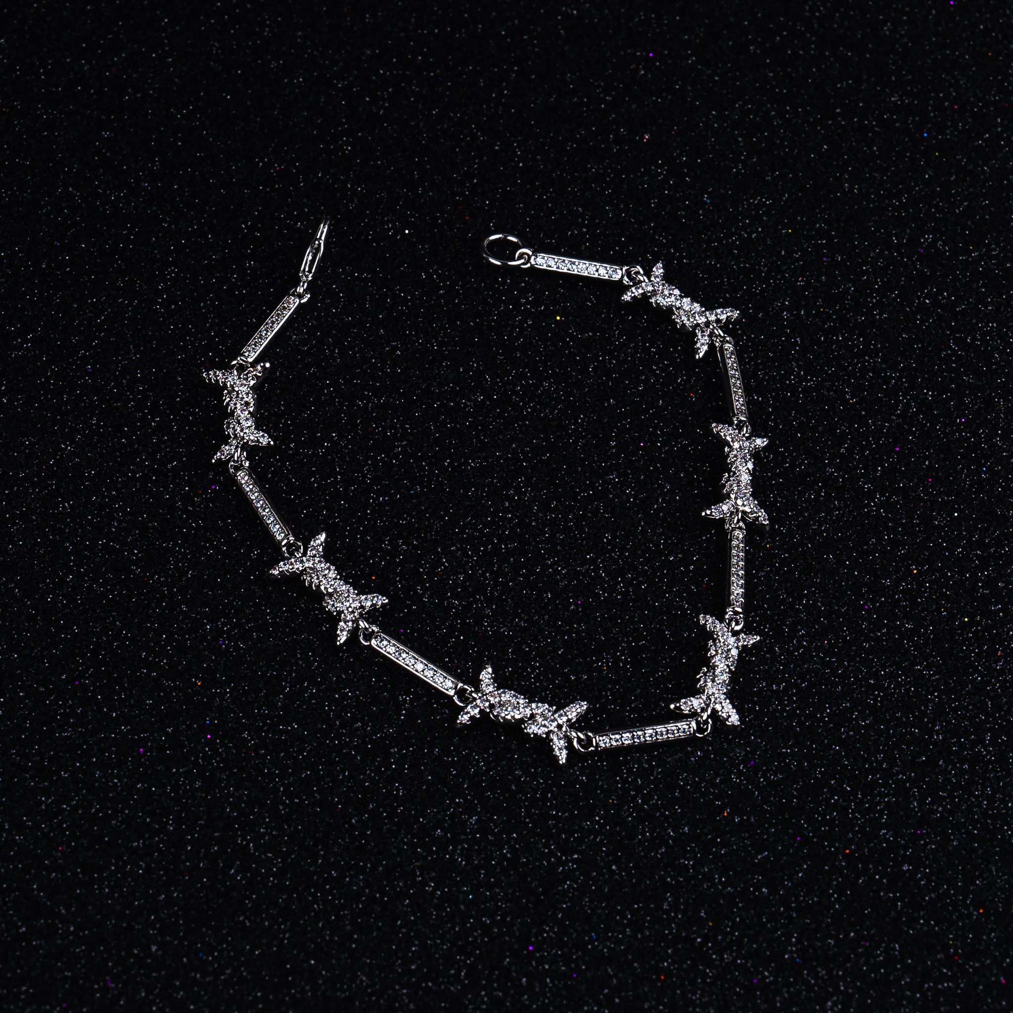 Iced 8mm Thorns Bracelet (Dikenli Bileklik)